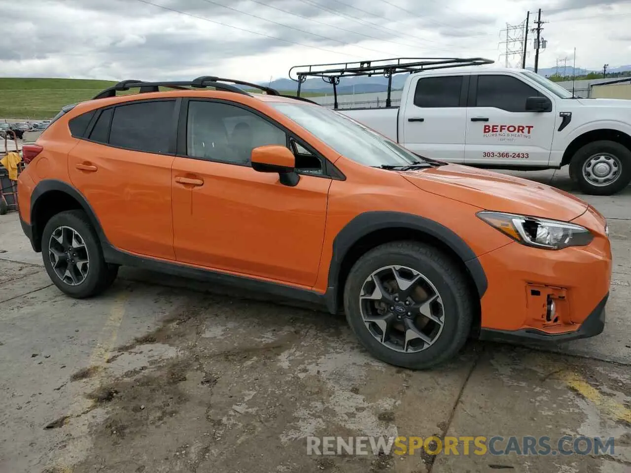 4 Photograph of a damaged car JF2GTACC5KH342969 SUBARU CROSSTREK 2019