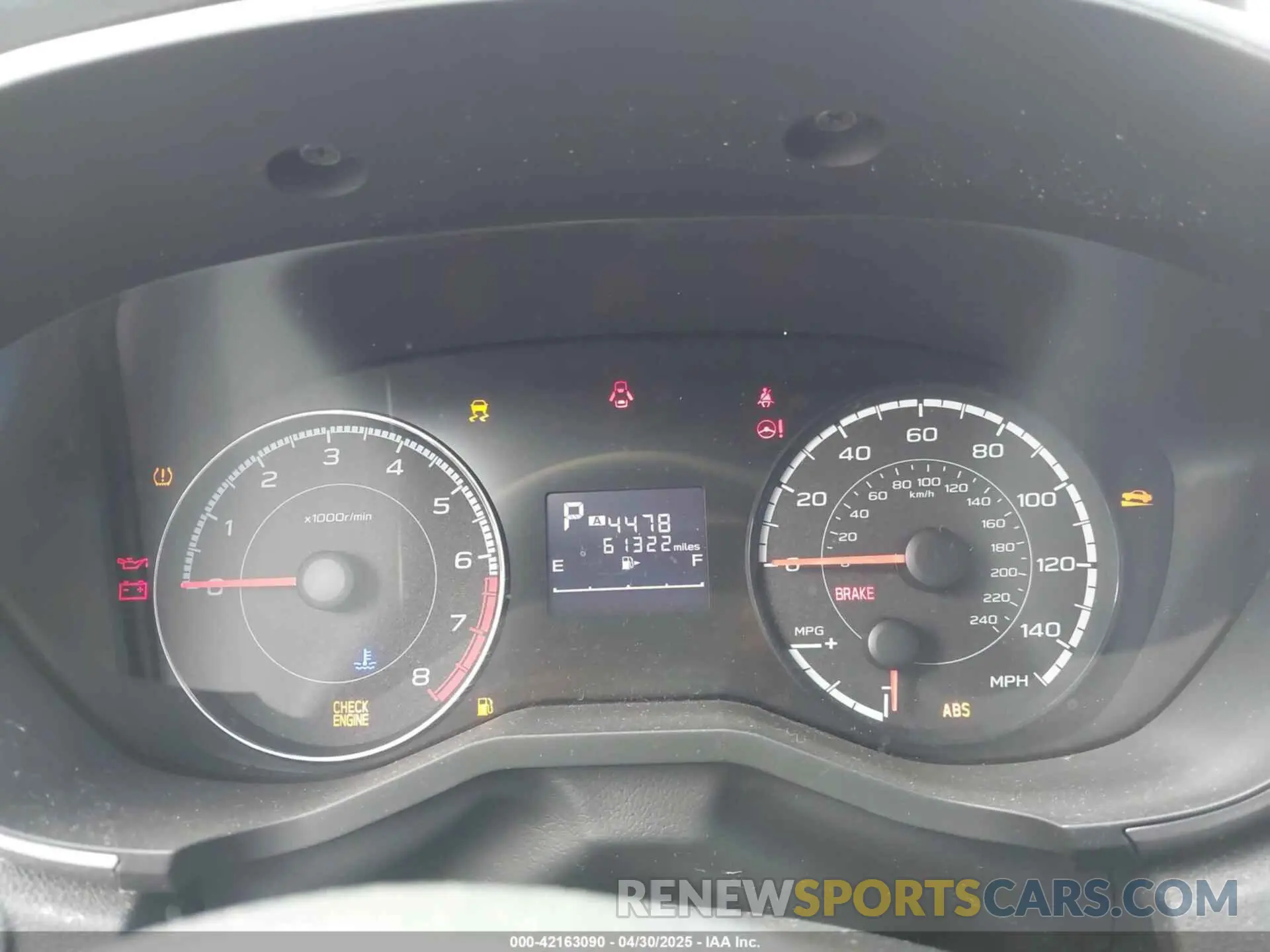 7 Photograph of a damaged car JF2GTACC5KH364180 SUBARU CROSSTREK 2019