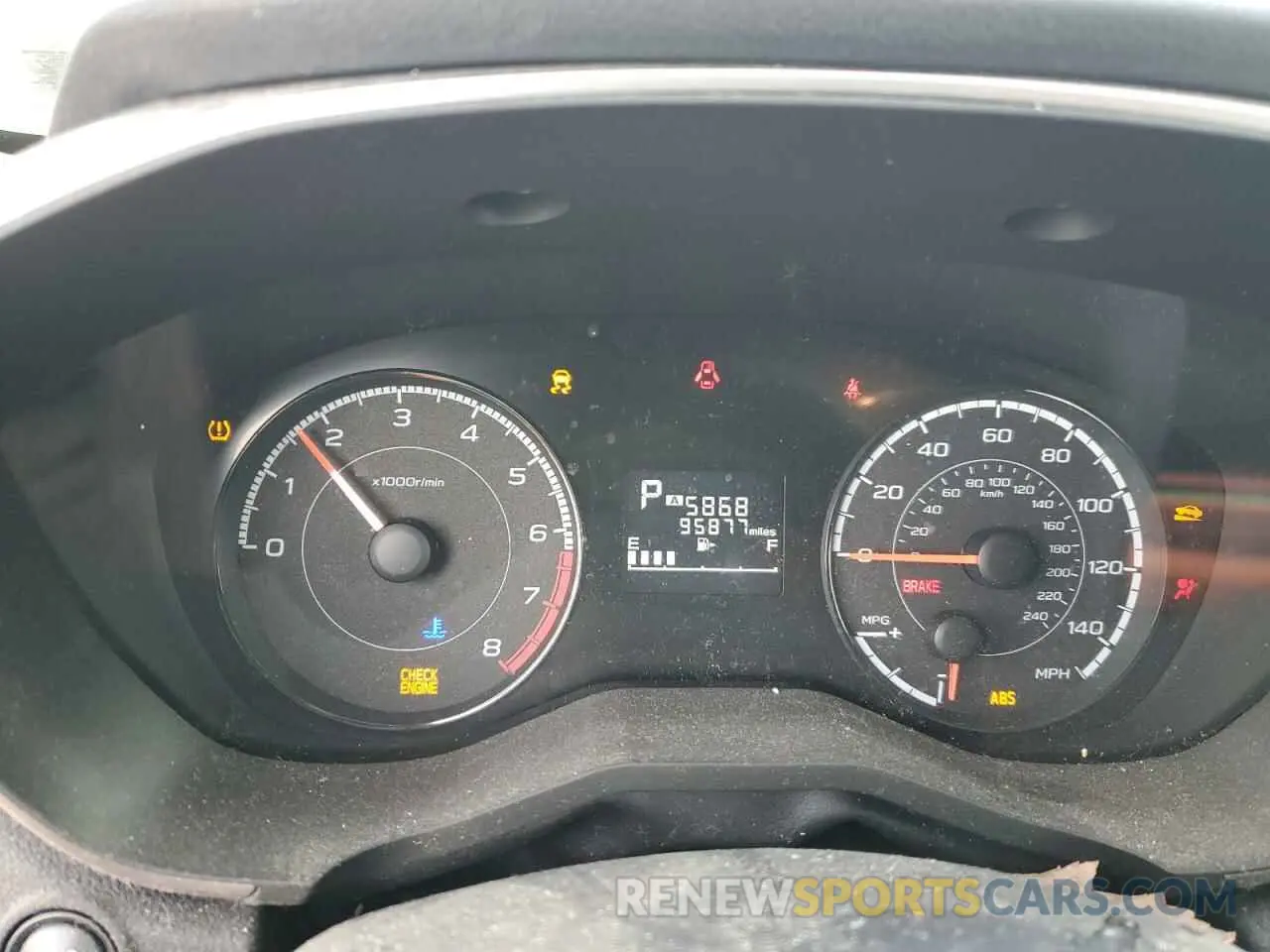 9 Photograph of a damaged car JF2GTACC5KH384929 SUBARU CROSSTREK 2019