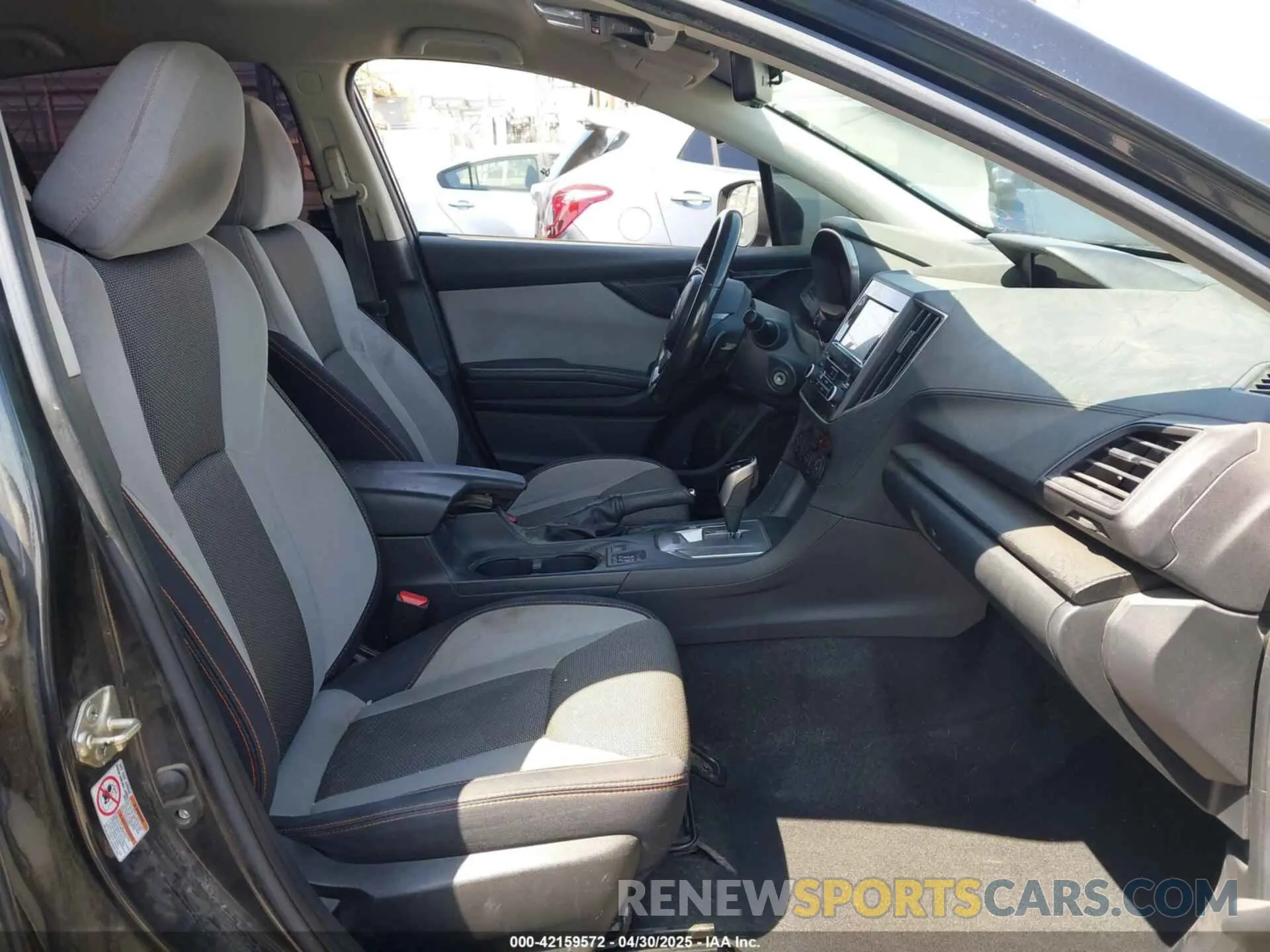 5 Photograph of a damaged car JF2GTACC6K8271703 SUBARU CROSSTREK 2019
