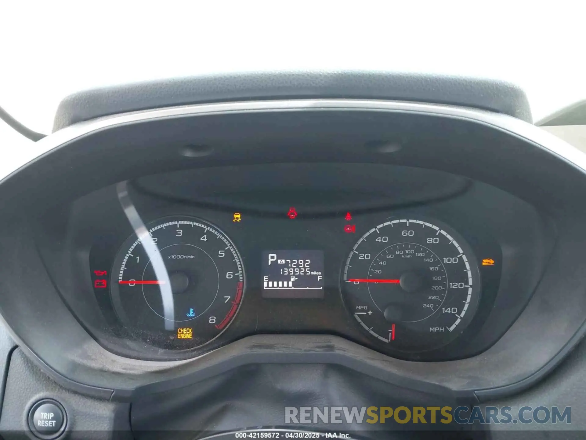 7 Photograph of a damaged car JF2GTACC6K8271703 SUBARU CROSSTREK 2019