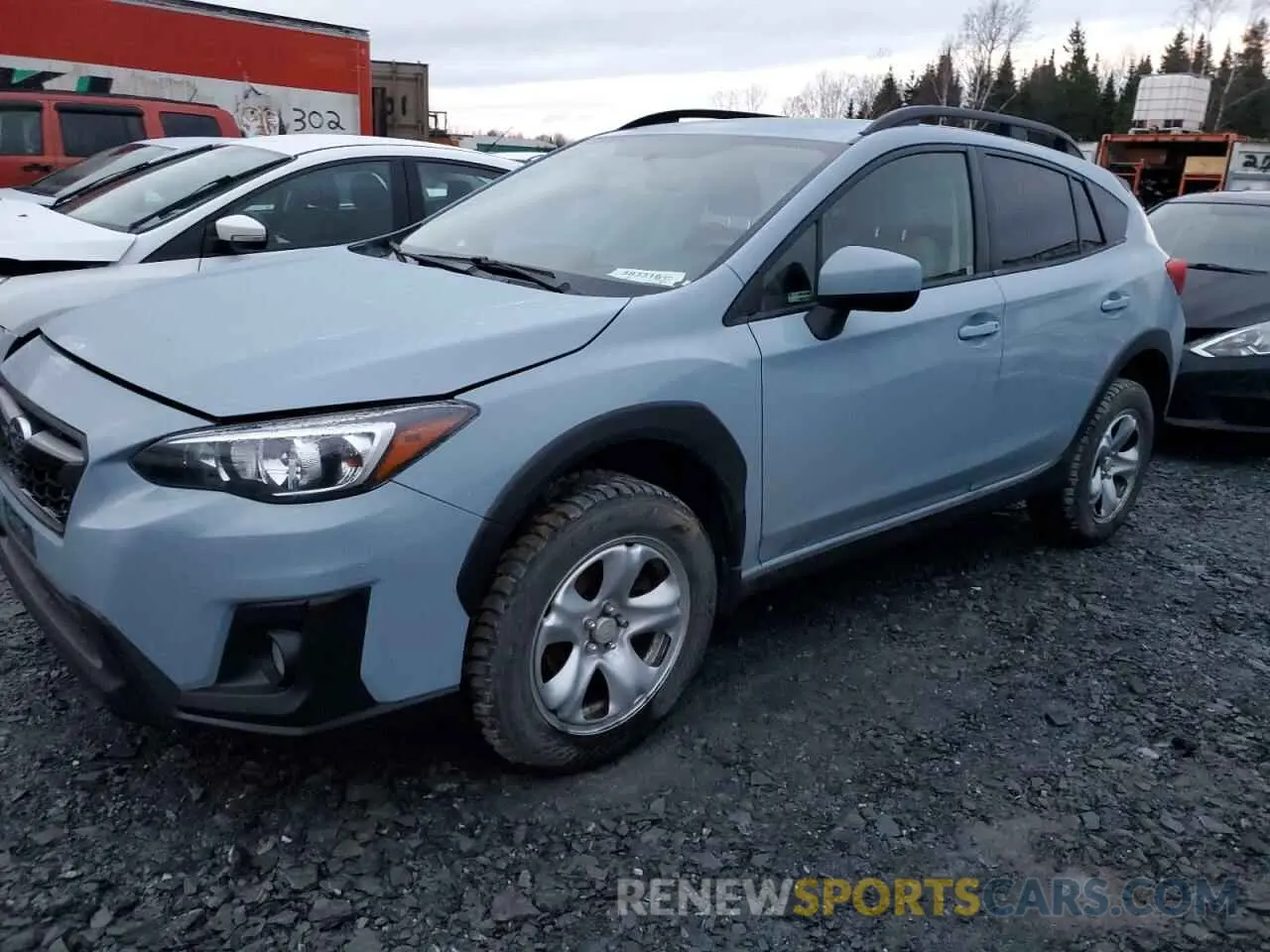 1 Photograph of a damaged car JF2GTACC6KH345668 SUBARU CROSSTREK 2019