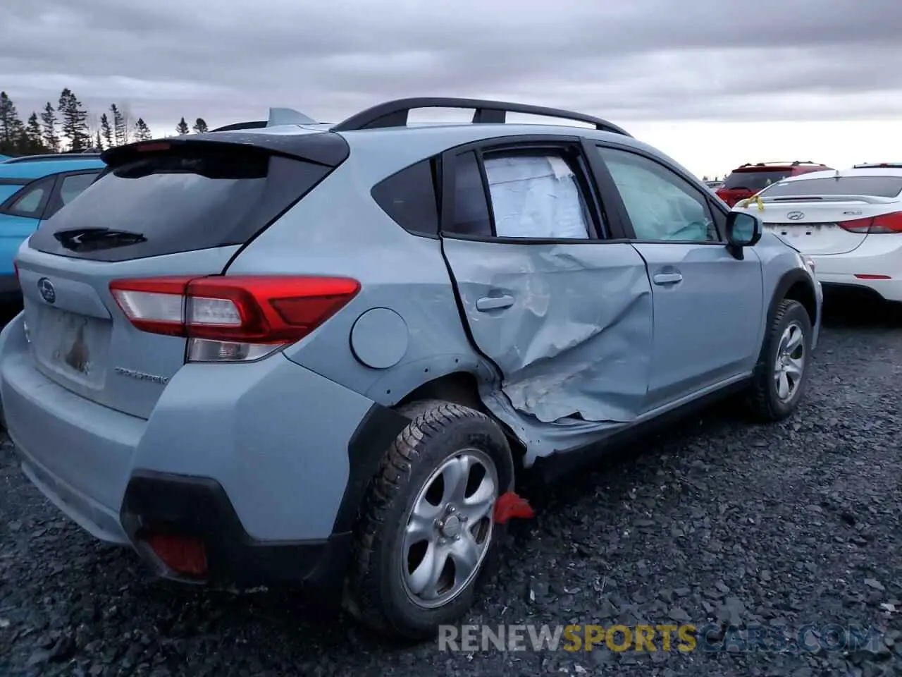 3 Photograph of a damaged car JF2GTACC6KH345668 SUBARU CROSSTREK 2019