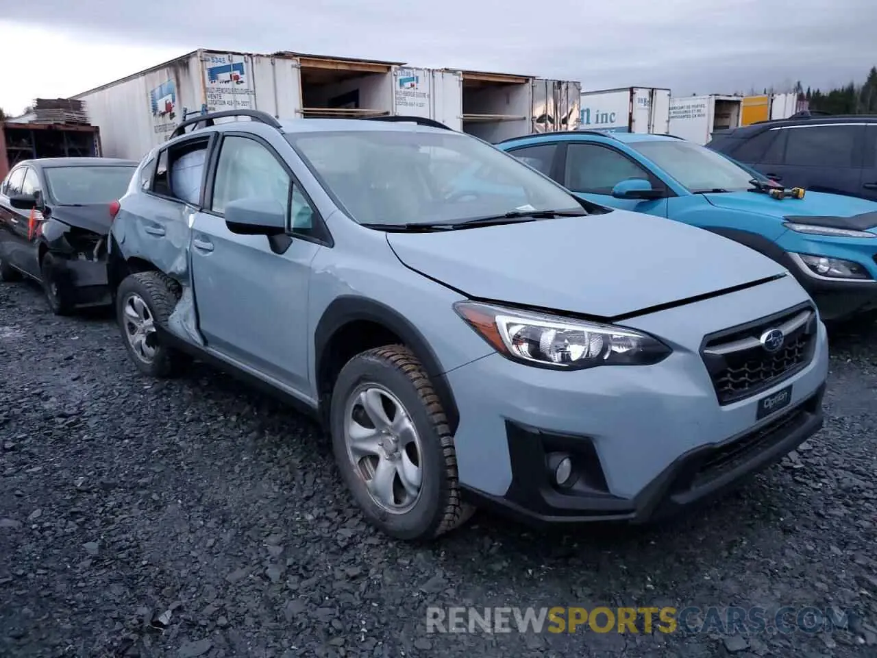 4 Photograph of a damaged car JF2GTACC6KH345668 SUBARU CROSSTREK 2019