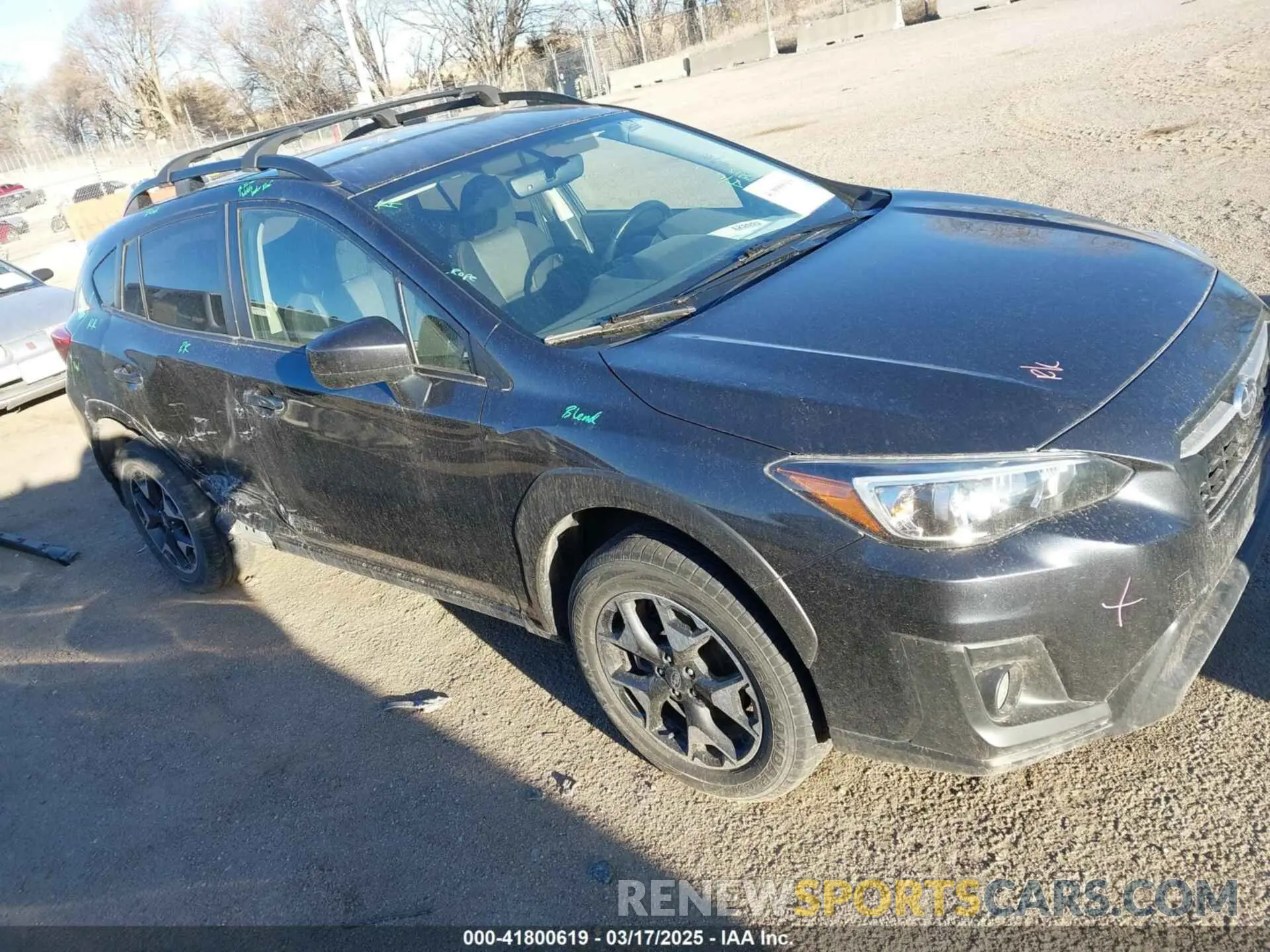 1 Photograph of a damaged car JF2GTACC7K8232246 SUBARU CROSSTREK 2019