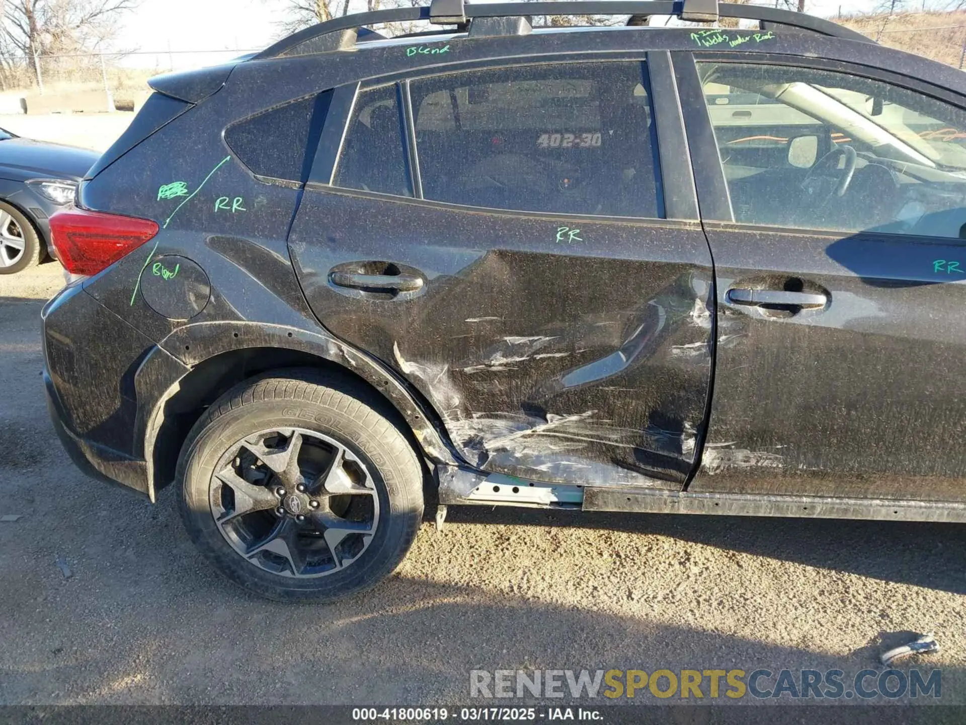 6 Photograph of a damaged car JF2GTACC7K8232246 SUBARU CROSSTREK 2019