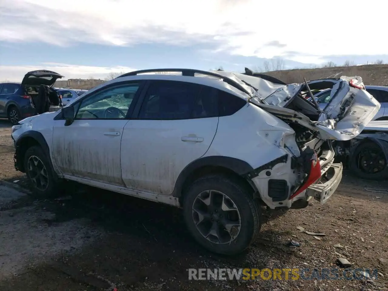 2 Photograph of a damaged car JF2GTACC7K8393101 SUBARU CROSSTREK 2019