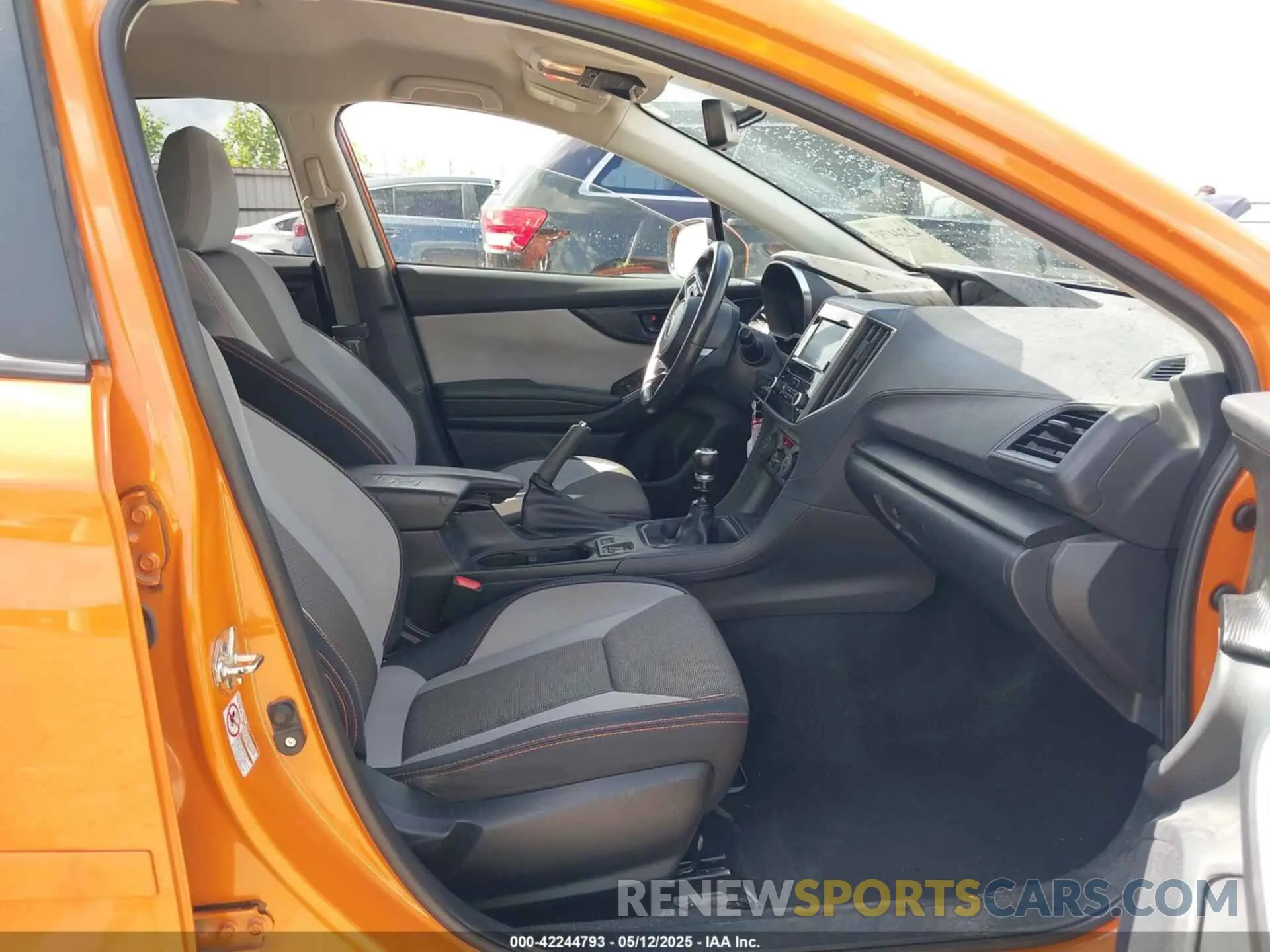 5 Photograph of a damaged car JF2GTACC7K9300720 SUBARU CROSSTREK 2019
