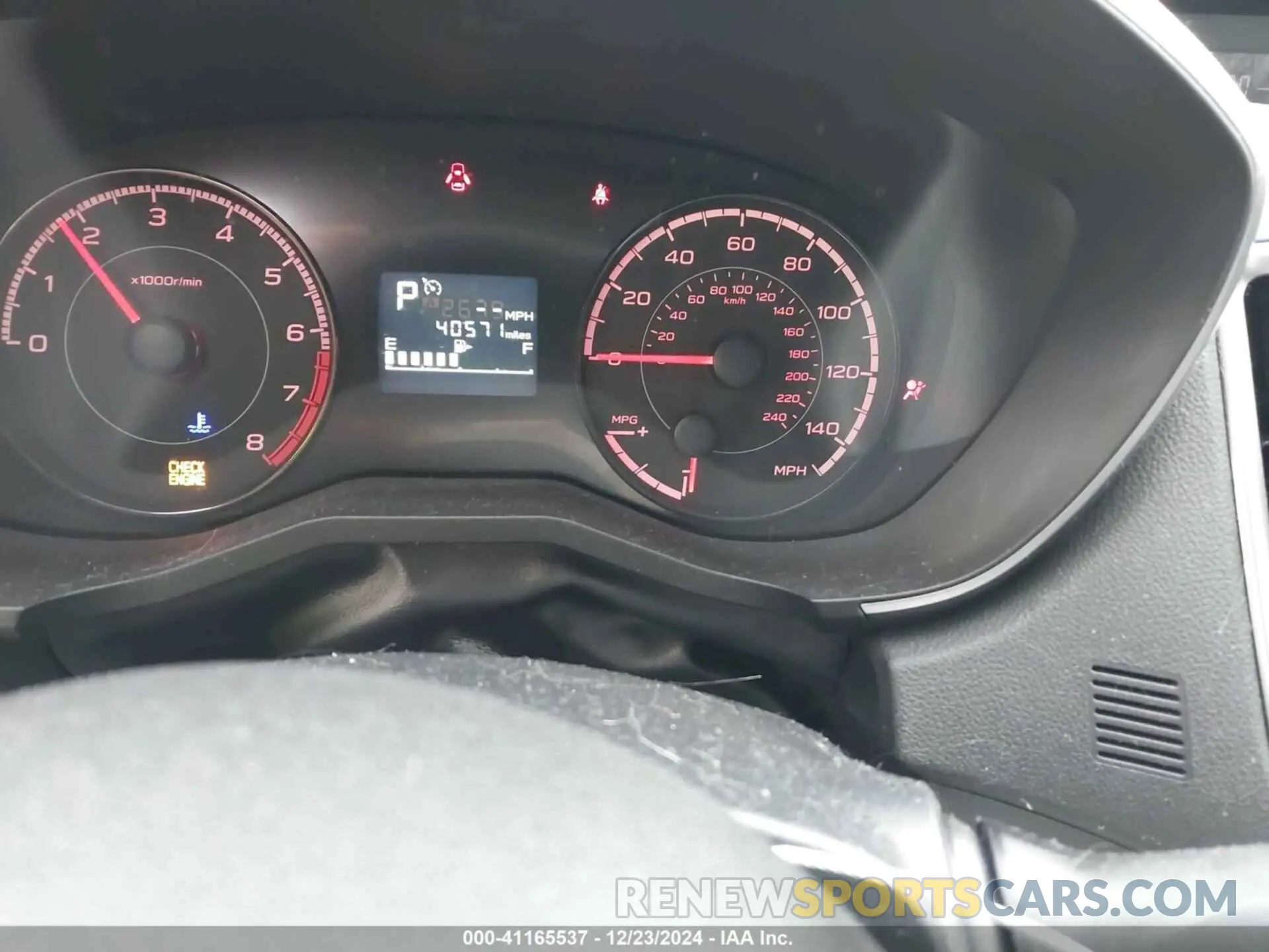 7 Photograph of a damaged car JF2GTACC7KH342939 SUBARU CROSSTREK 2019