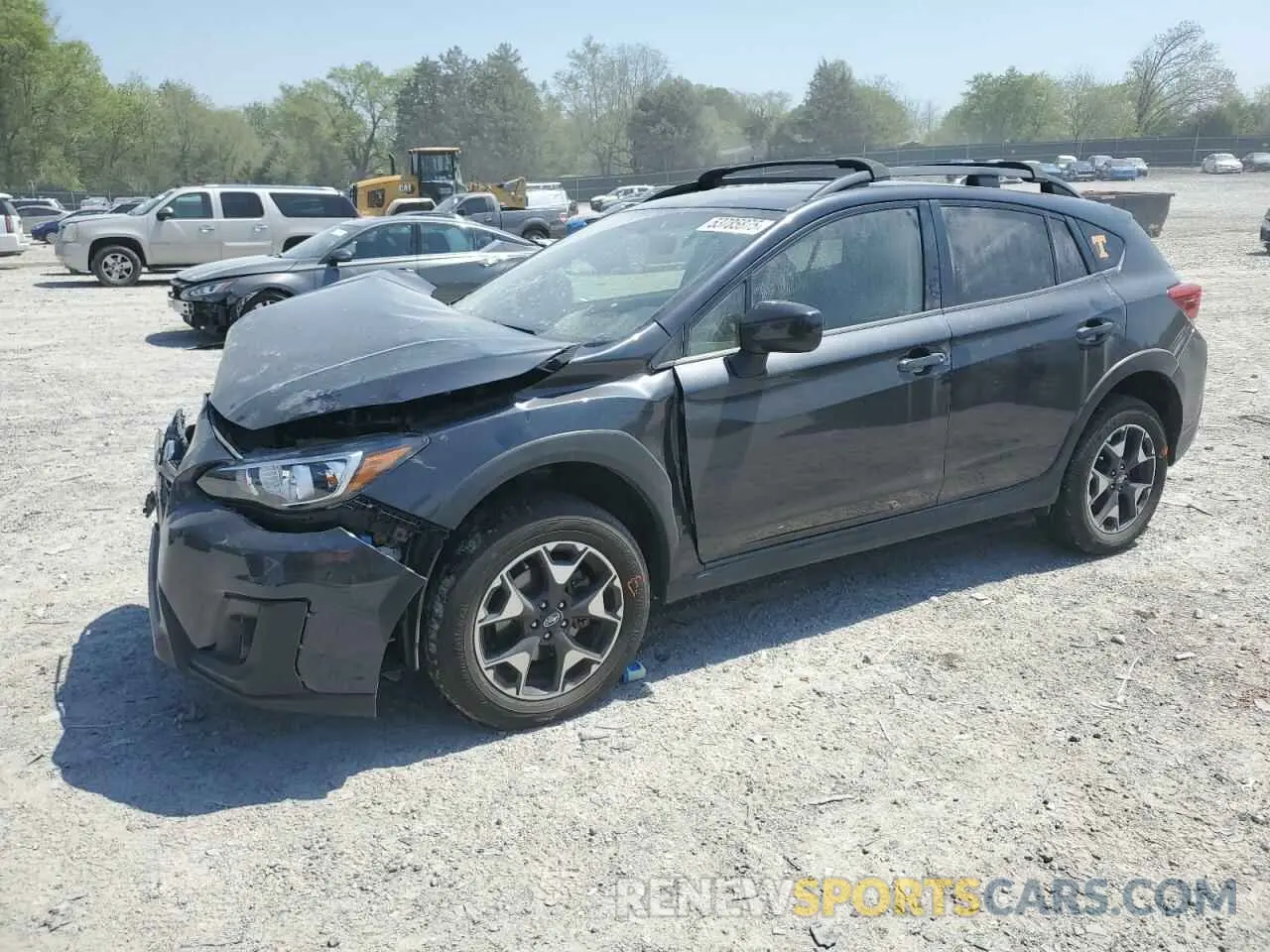 1 Photograph of a damaged car JF2GTACC7KH343797 SUBARU CROSSTREK 2019