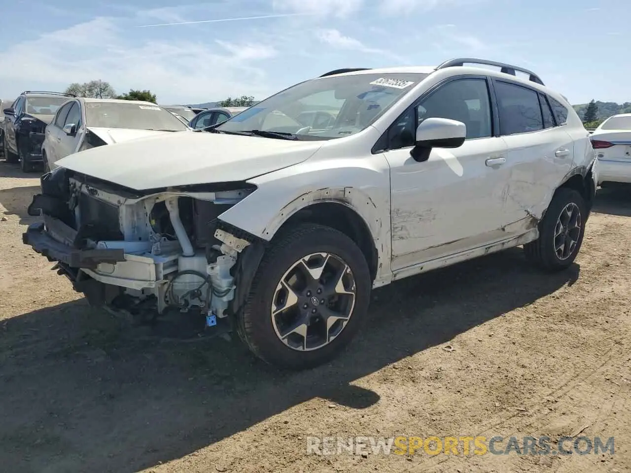 1 Photograph of a damaged car JF2GTACC8K8207940 SUBARU CROSSTREK 2019