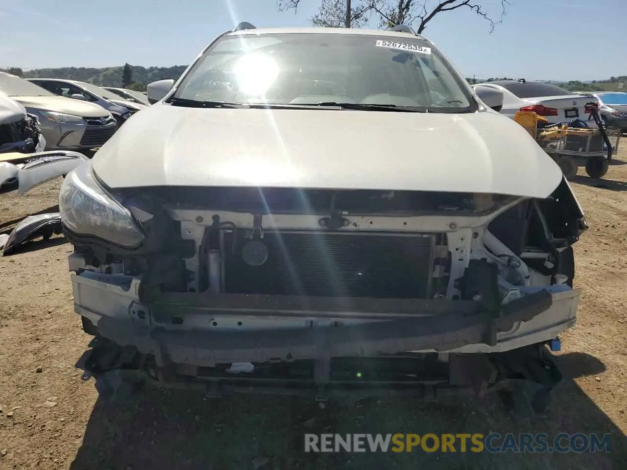 5 Photograph of a damaged car JF2GTACC8K8207940 SUBARU CROSSTREK 2019