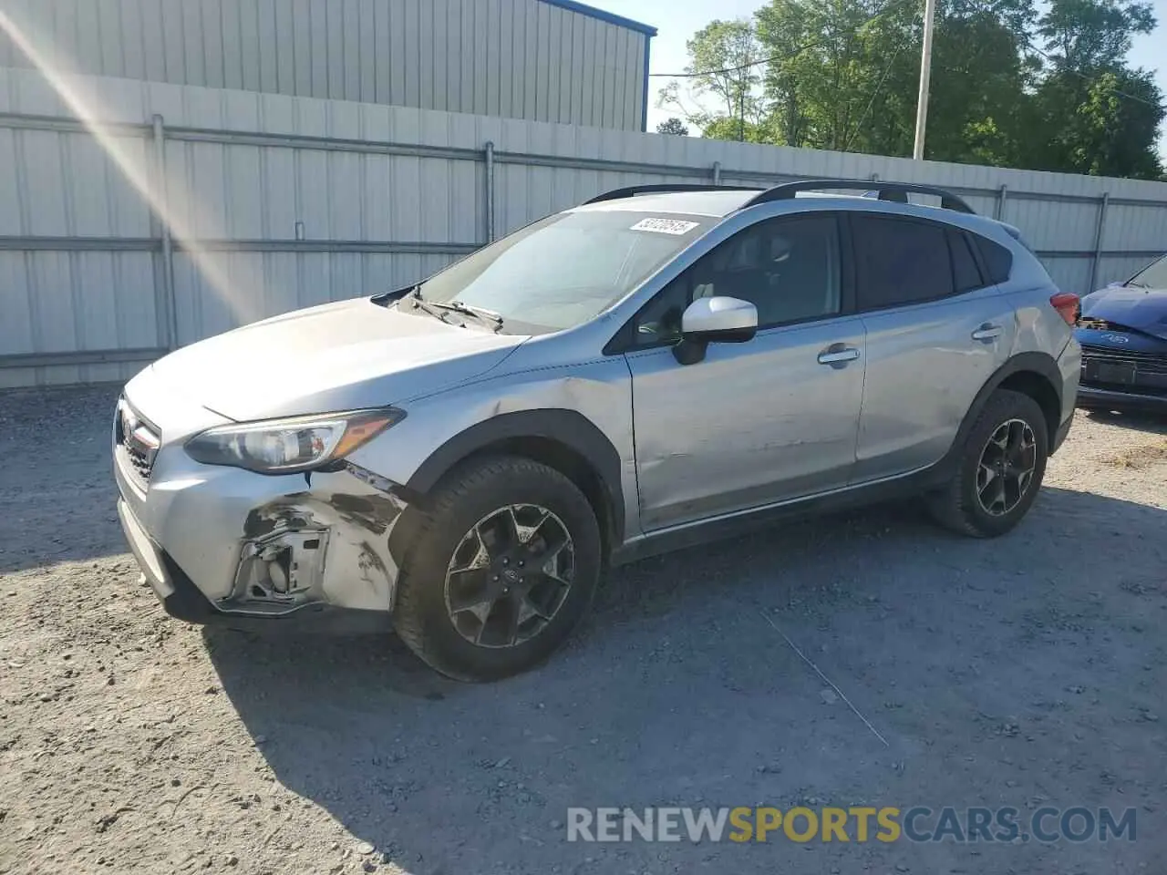 1 Photograph of a damaged car JF2GTACC8K8242123 SUBARU CROSSTREK 2019