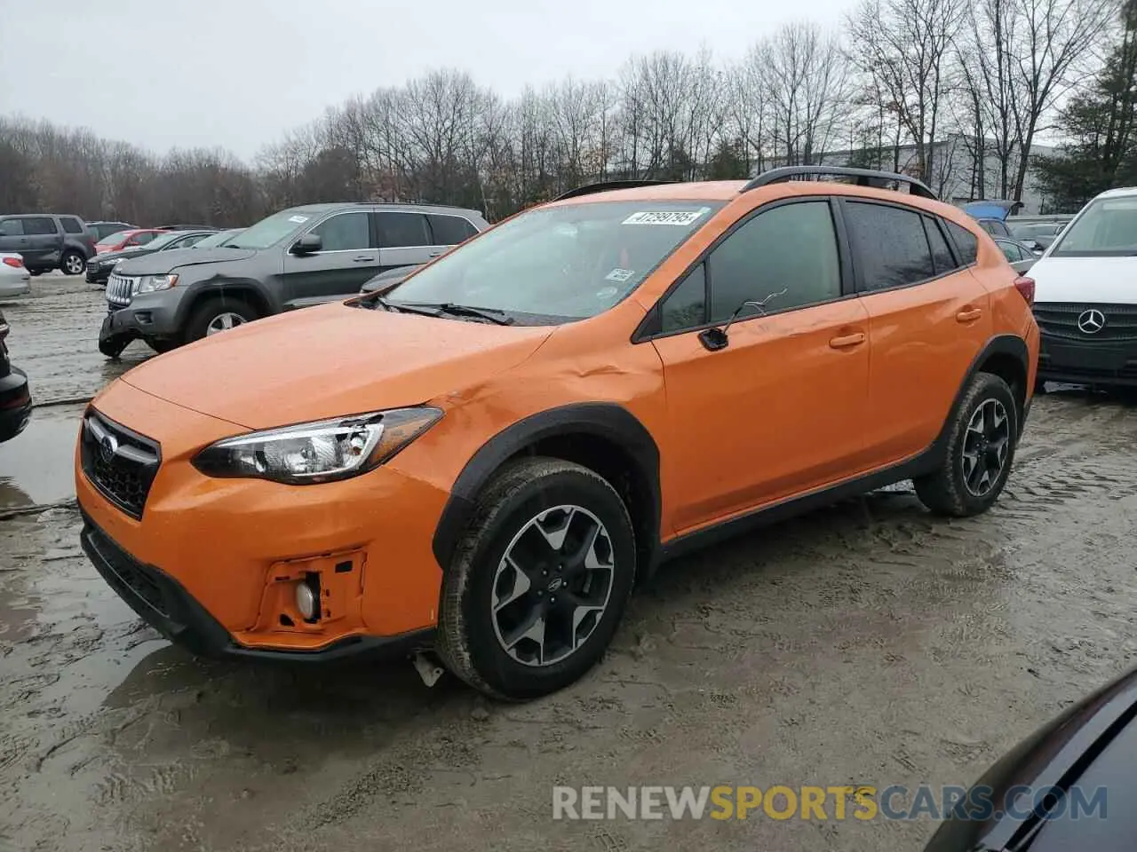 1 Photograph of a damaged car JF2GTACC8KG279517 SUBARU CROSSTREK 2019