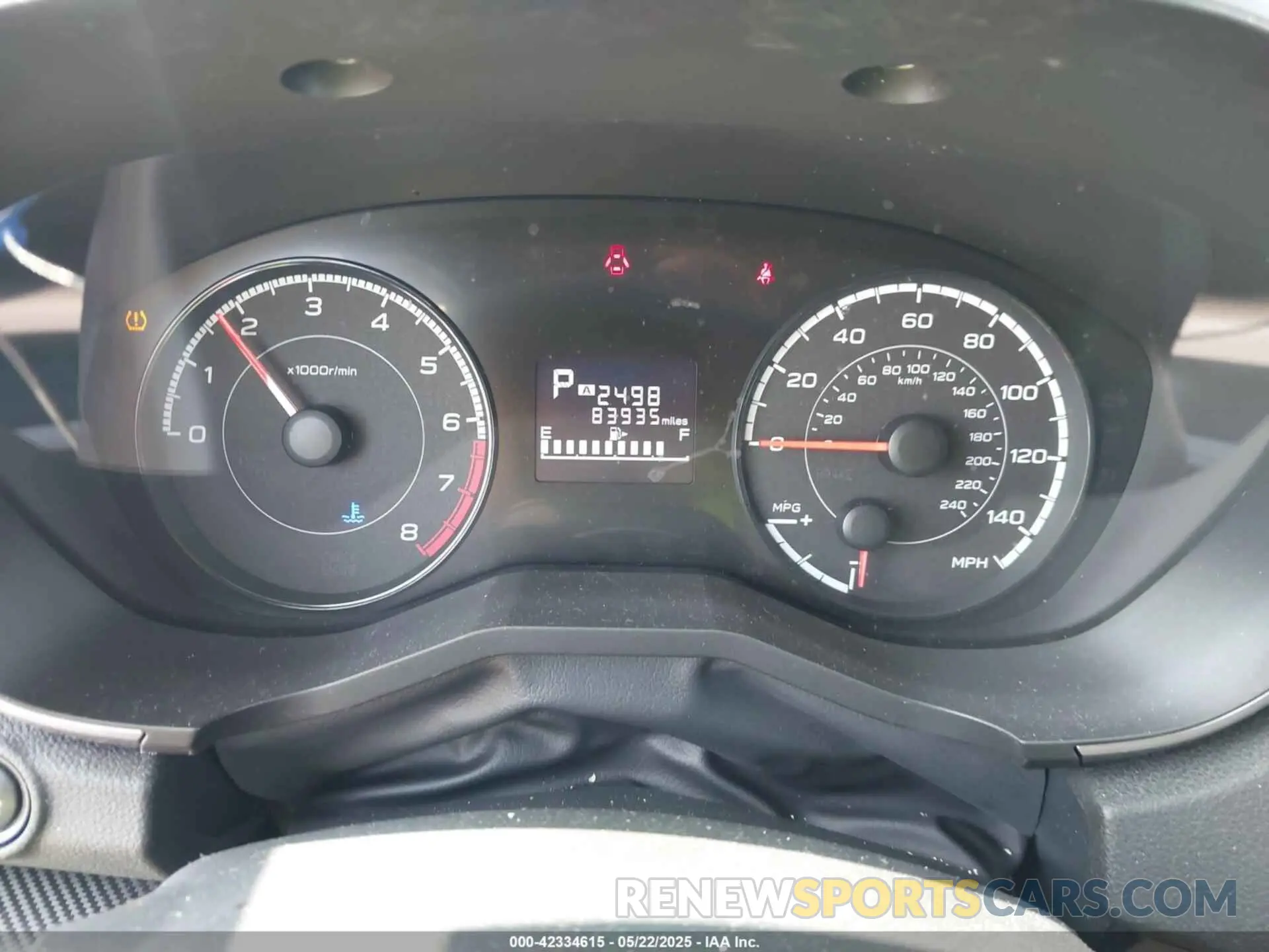 7 Photograph of a damaged car JF2GTACC9K8303947 SUBARU CROSSTREK 2019