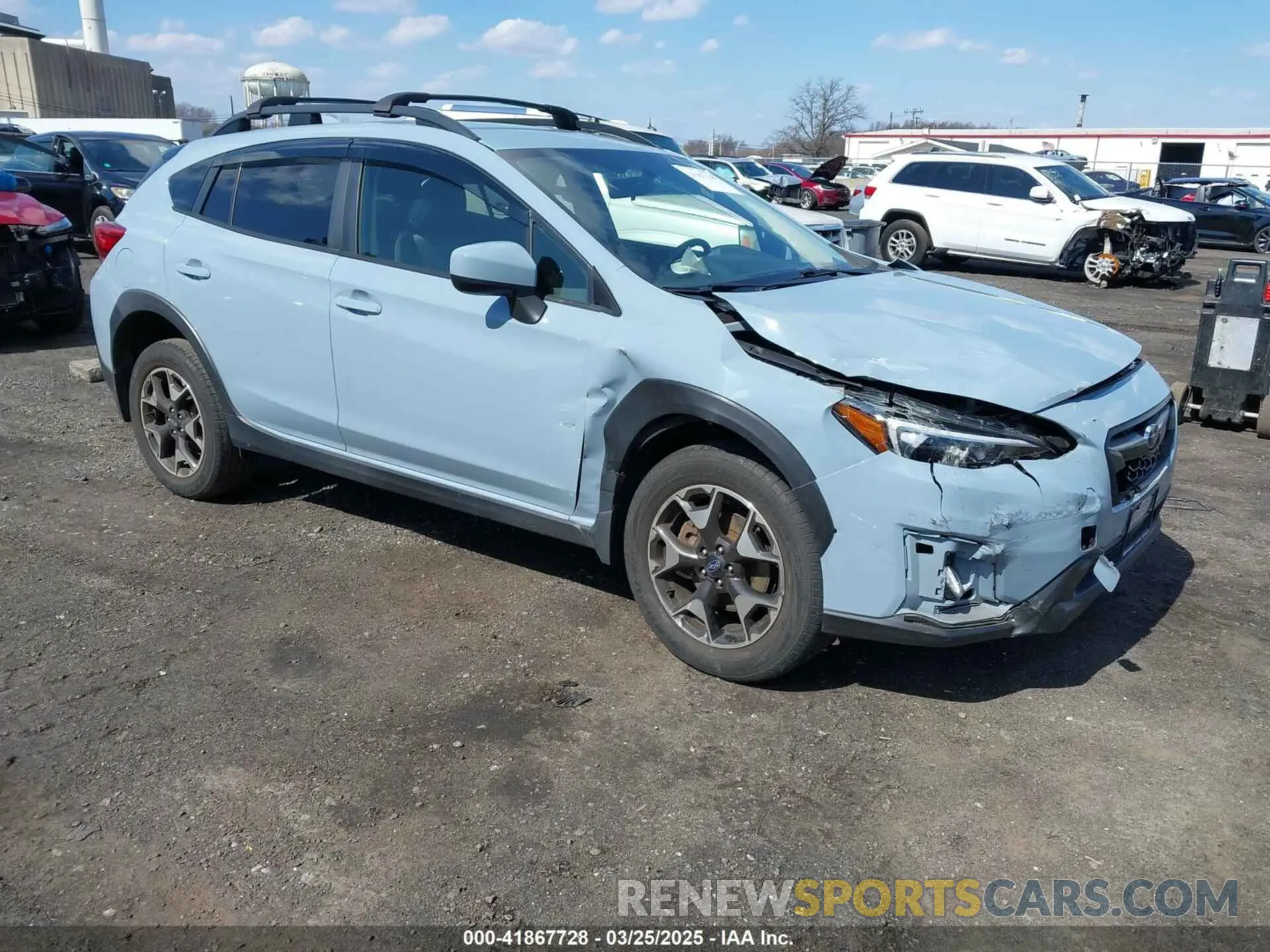 1 Photograph of a damaged car JF2GTACC9K8388224 SUBARU CROSSTREK 2019