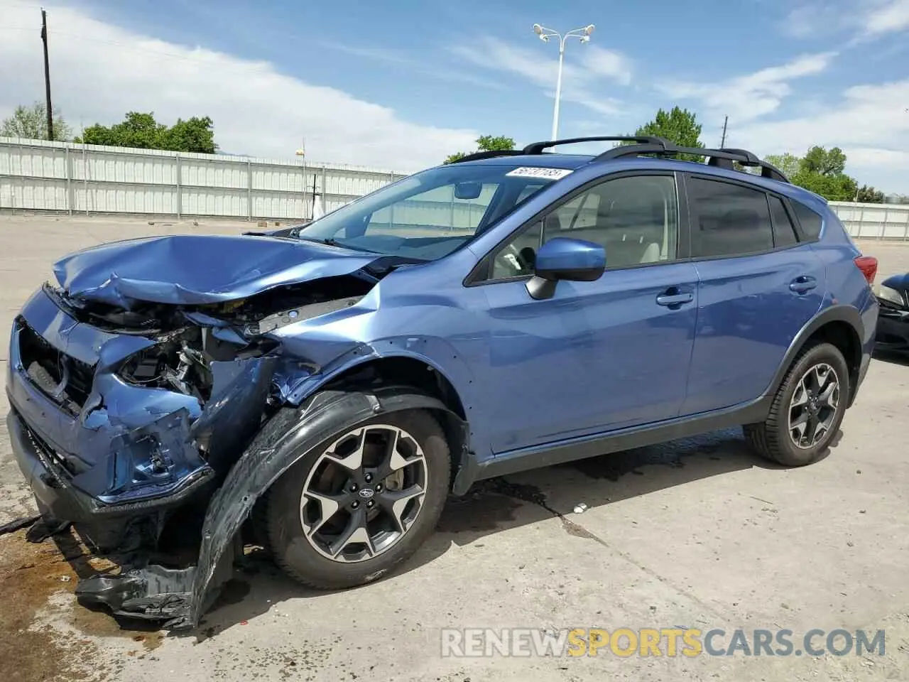 1 Photograph of a damaged car JF2GTACC9KH327889 SUBARU CROSSTREK 2019