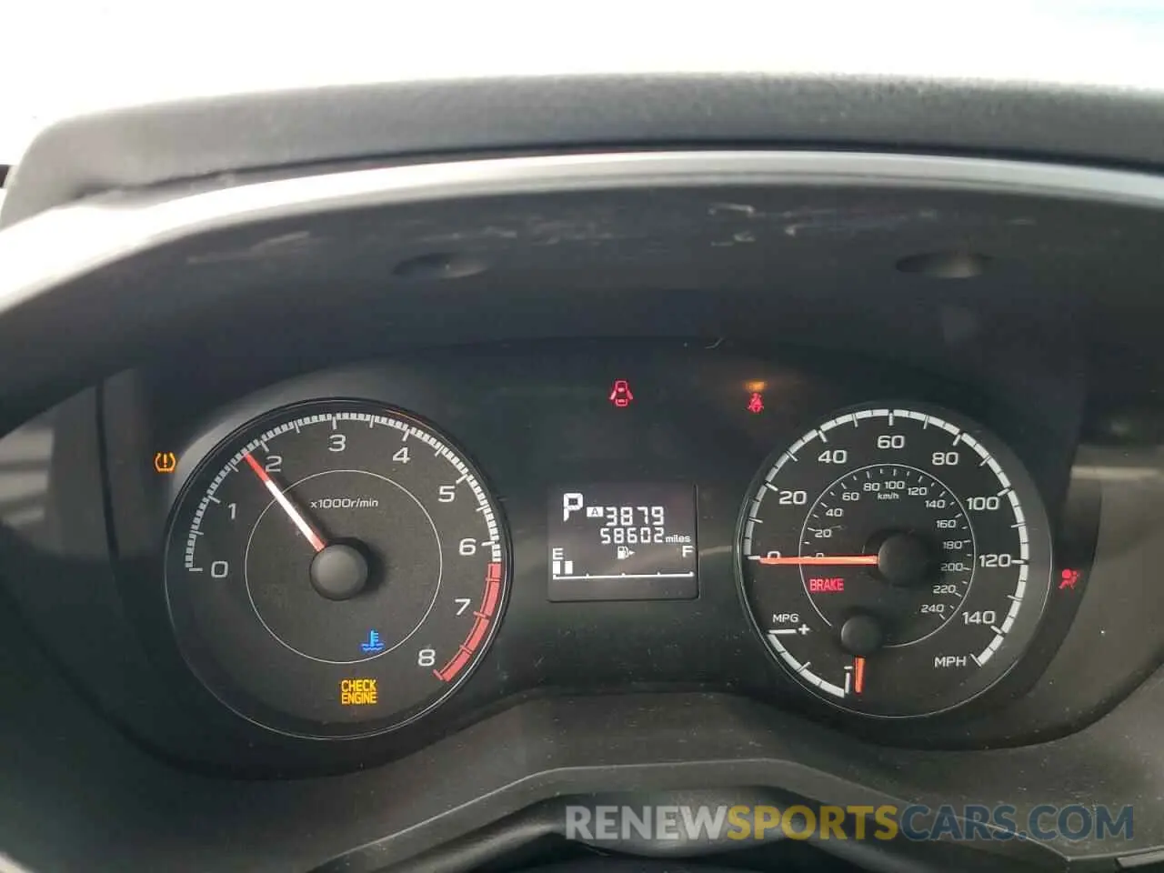 9 Photograph of a damaged car JF2GTACC9KH327889 SUBARU CROSSTREK 2019