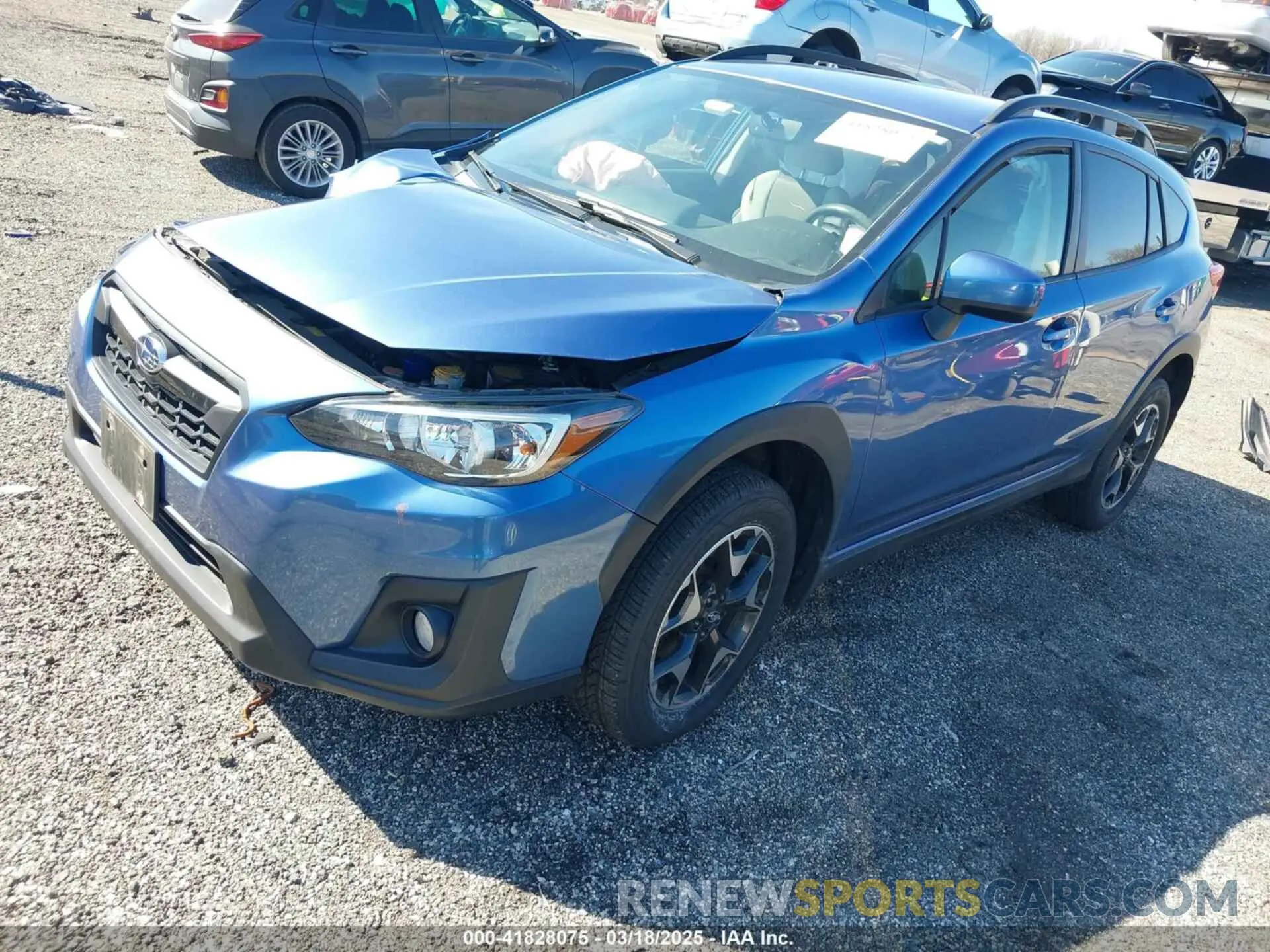 2 Photograph of a damaged car JF2GTACC9KH383444 SUBARU CROSSTREK 2019