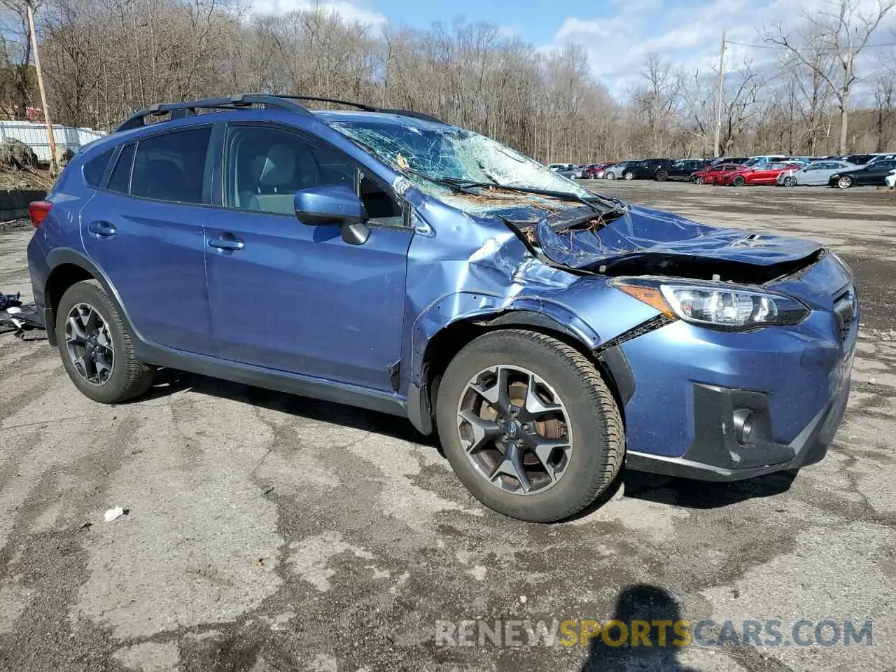 4 Photograph of a damaged car JF2GTACCXKG348594 SUBARU CROSSTREK 2019