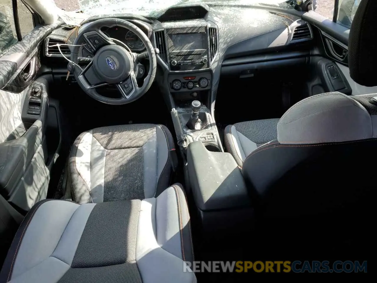 8 Photograph of a damaged car JF2GTACCXKG348594 SUBARU CROSSTREK 2019