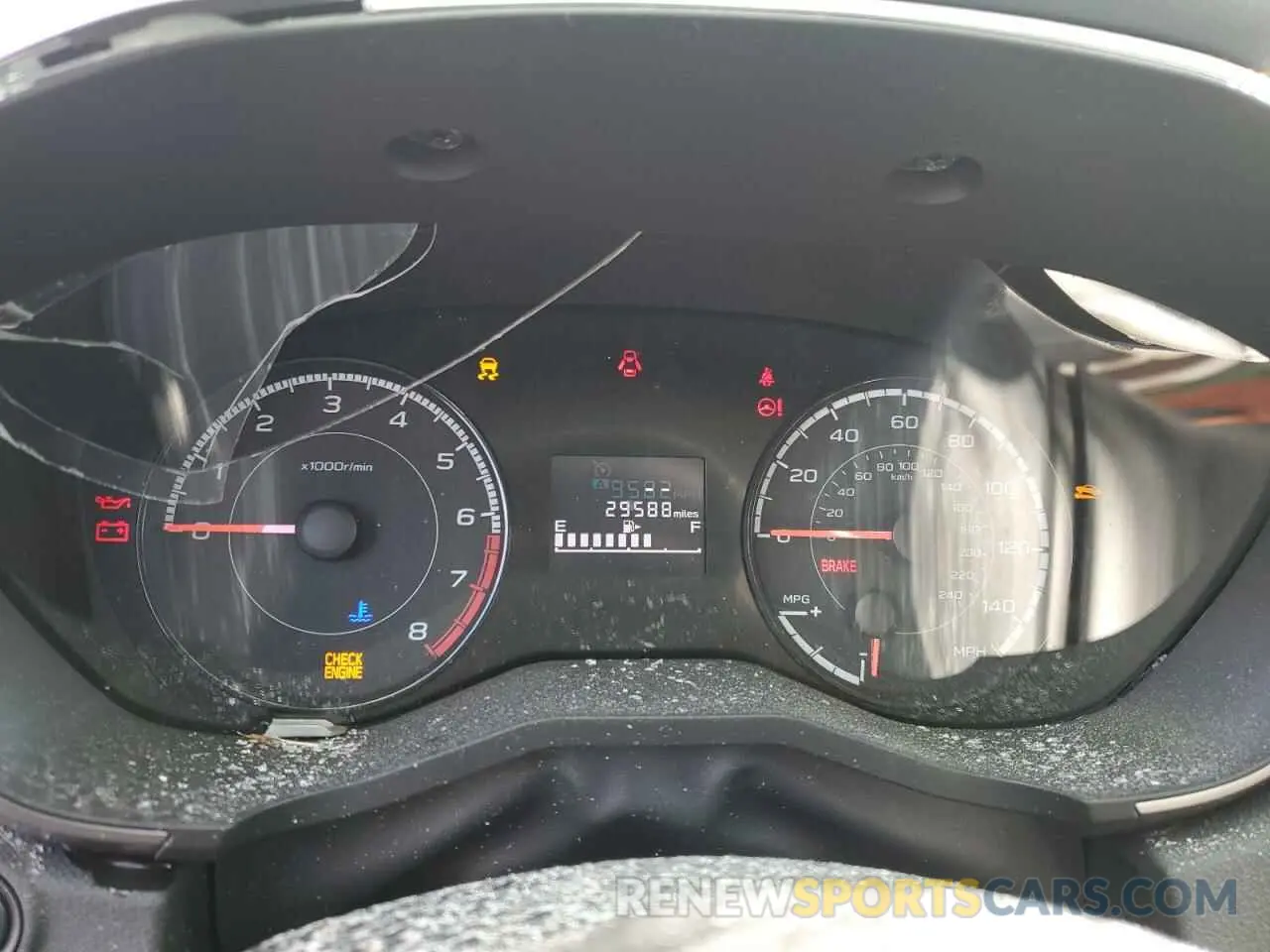 9 Photograph of a damaged car JF2GTACCXKG348594 SUBARU CROSSTREK 2019