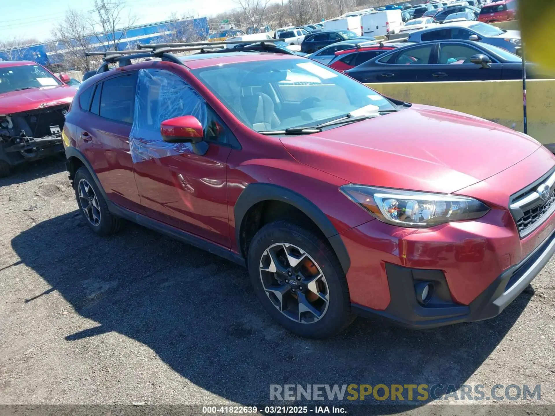 1 Photograph of a damaged car JF2GTADC1K8339503 SUBARU CROSSTREK 2019