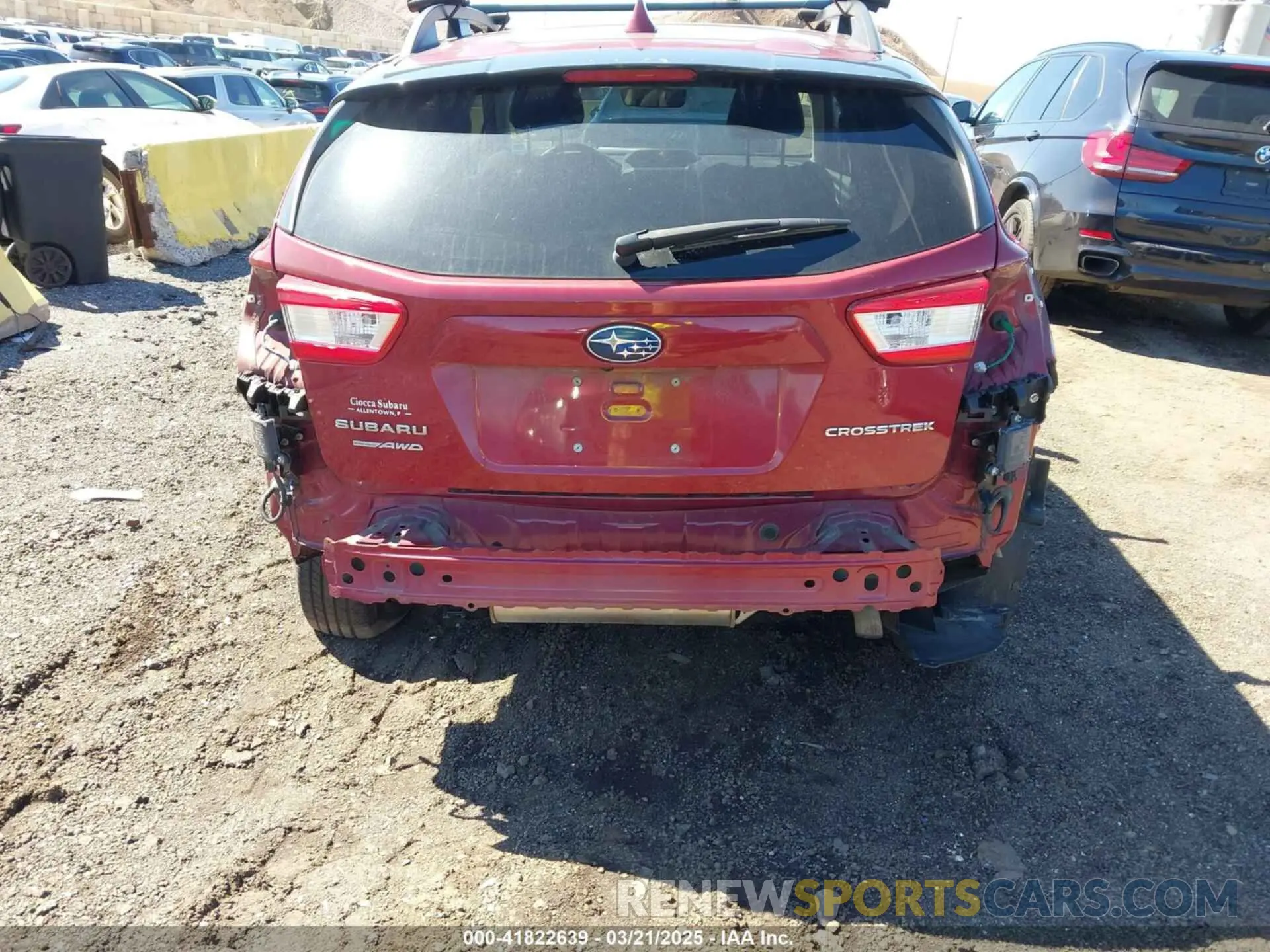 17 Photograph of a damaged car JF2GTADC1K8339503 SUBARU CROSSTREK 2019