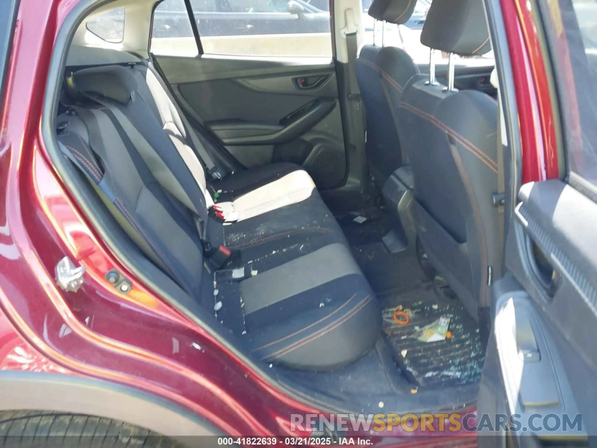 8 Photograph of a damaged car JF2GTADC1K8339503 SUBARU CROSSTREK 2019