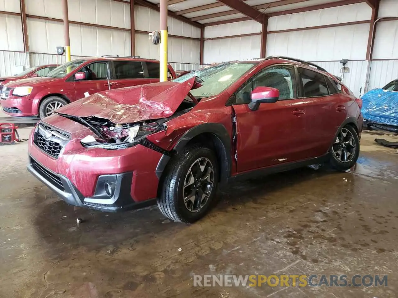 1 Photograph of a damaged car JF2GTADC9KH272729 SUBARU CROSSTREK 2019