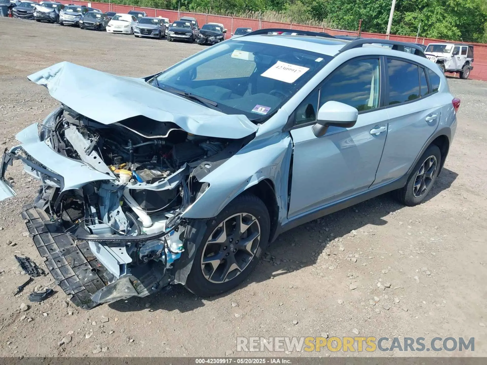 2 Photograph of a damaged car JF2GTADC9KH314882 SUBARU CROSSTREK 2019