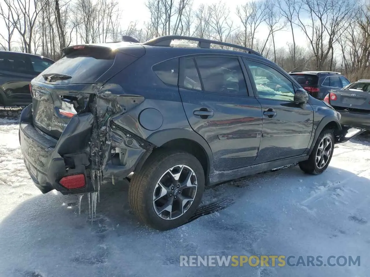 3 Photograph of a damaged car JF2GTADC9KH322576 SUBARU CROSSTREK 2019