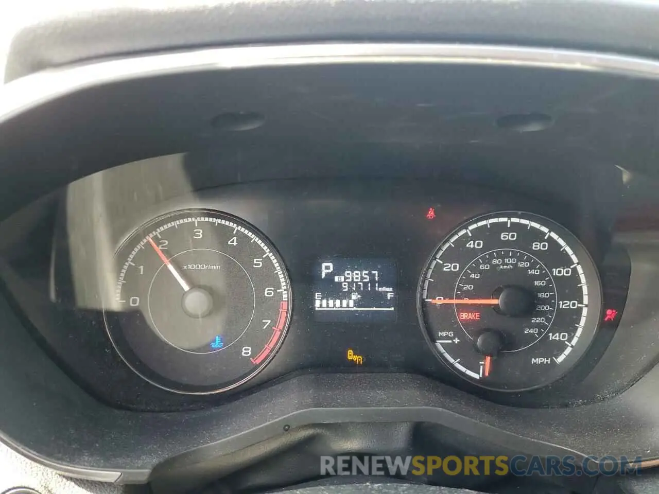 9 Photograph of a damaged car JF2GTADC9KH322576 SUBARU CROSSTREK 2019