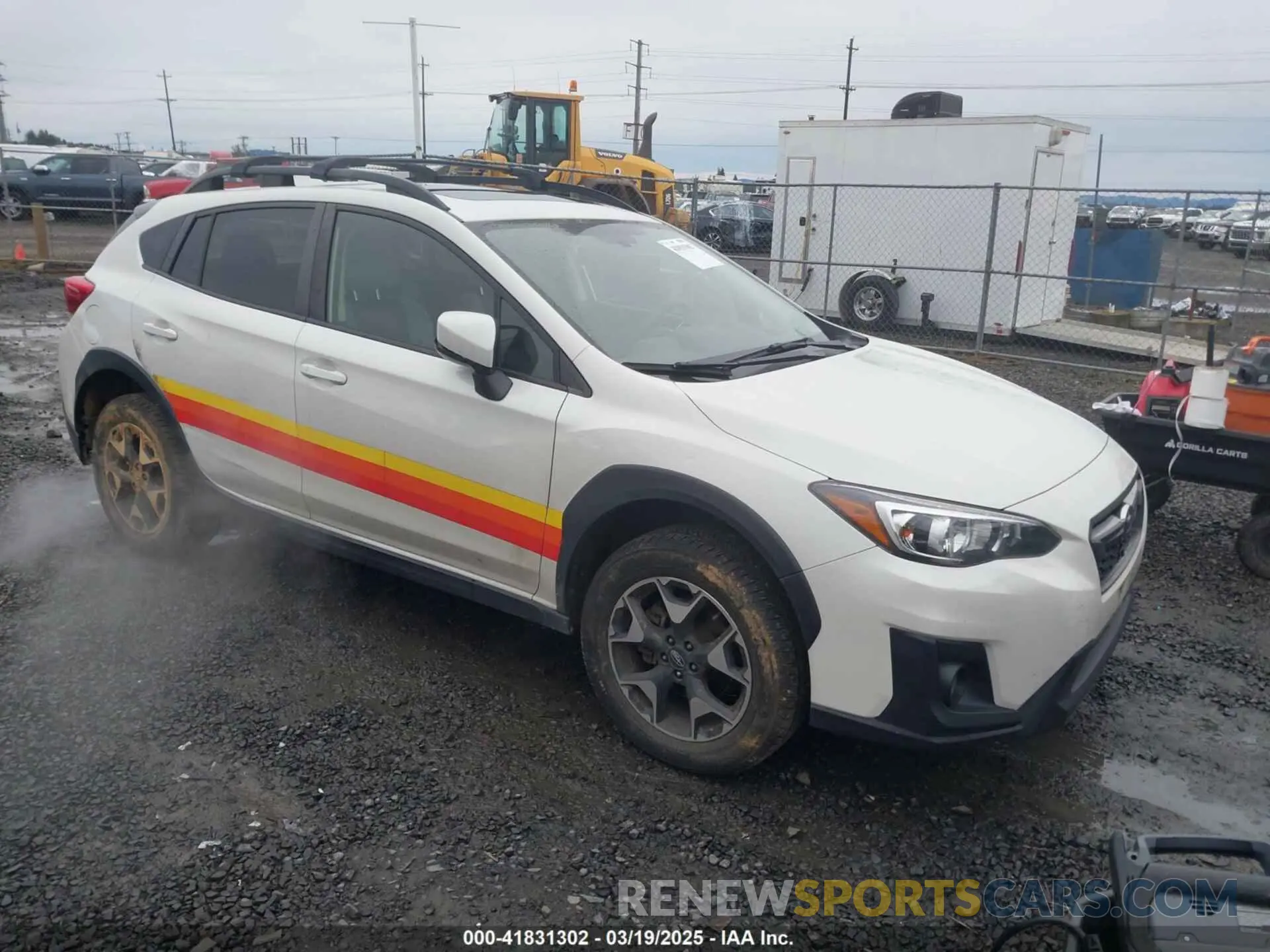 1 Photograph of a damaged car JF2GTAEC0K8308077 SUBARU CROSSTREK 2019