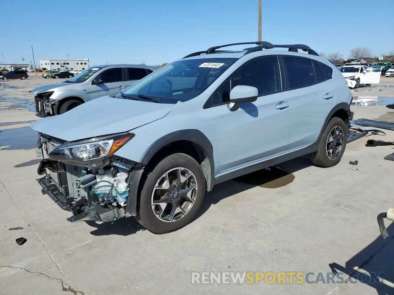 1 Photograph of a damaged car JF2GTAEC0KH288039 SUBARU CROSSTREK 2019