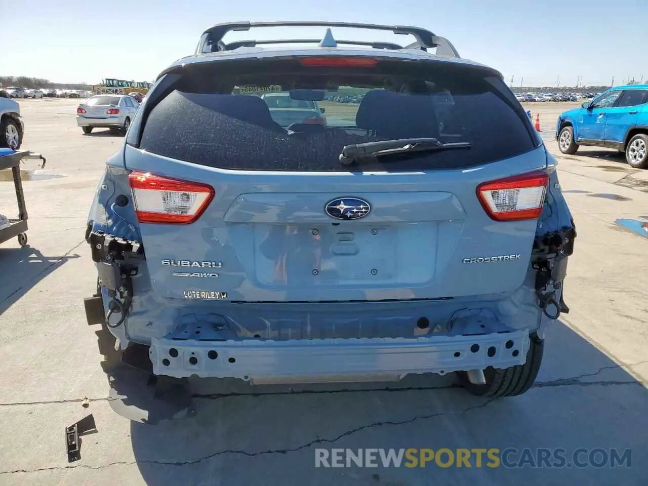 6 Photograph of a damaged car JF2GTAEC0KH288039 SUBARU CROSSTREK 2019