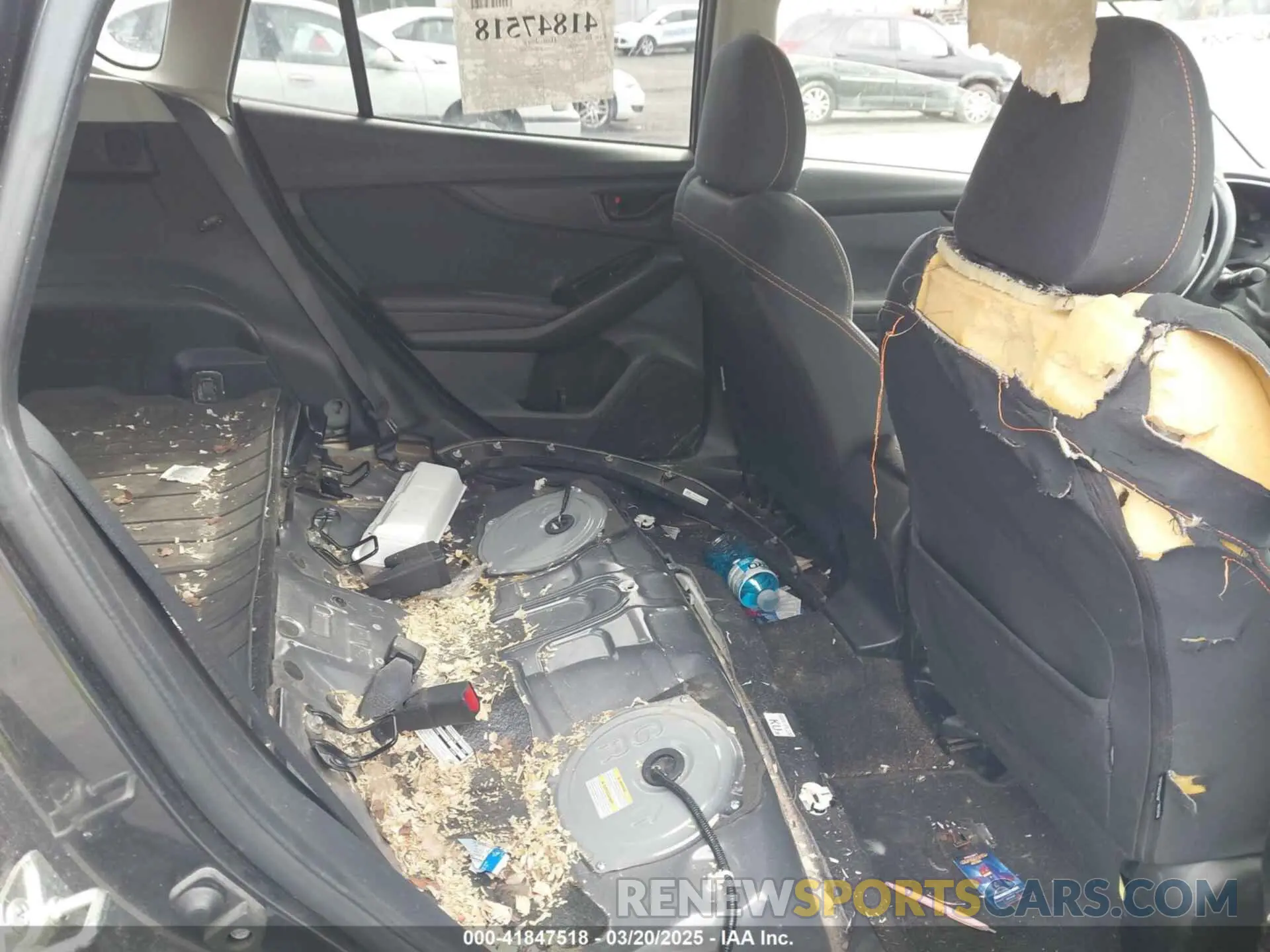 8 Photograph of a damaged car JF2GTAEC0KH317782 SUBARU CROSSTREK 2019