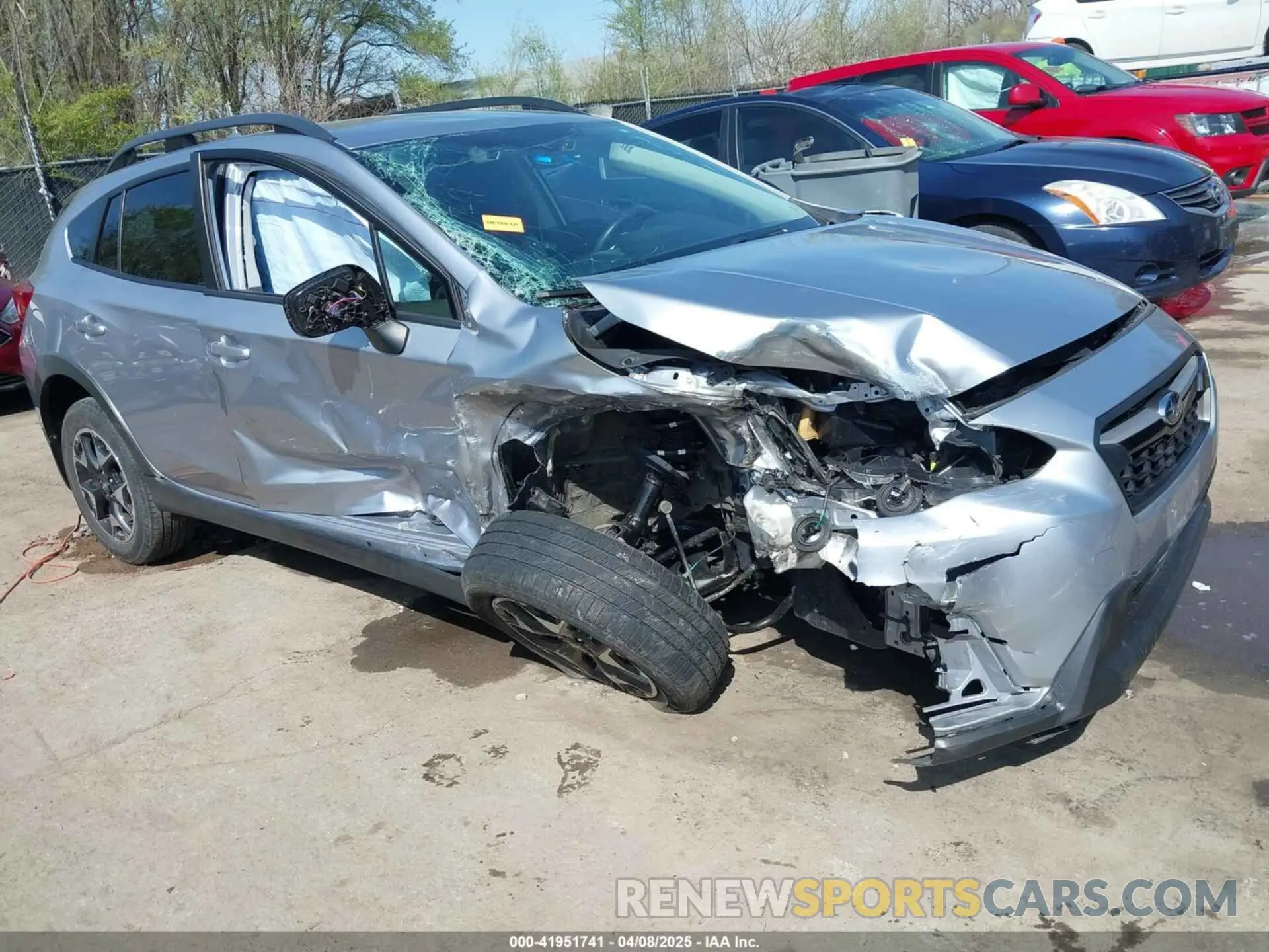 1 Photograph of a damaged car JF2GTAEC1KH310985 SUBARU CROSSTREK 2019