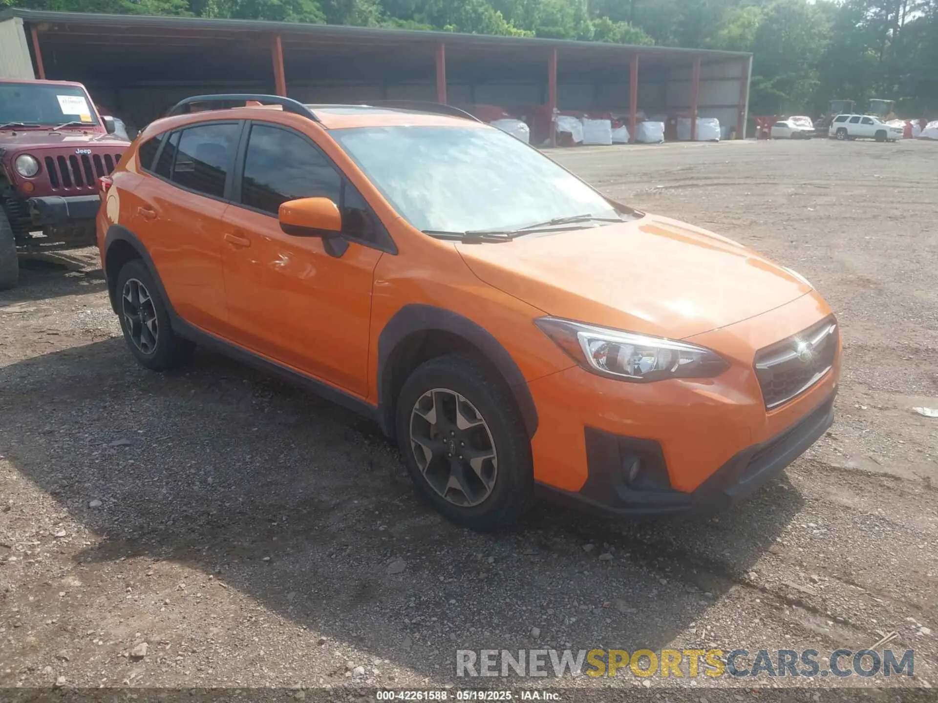 1 Photograph of a damaged car JF2GTAEC2K8235763 SUBARU CROSSTREK 2019