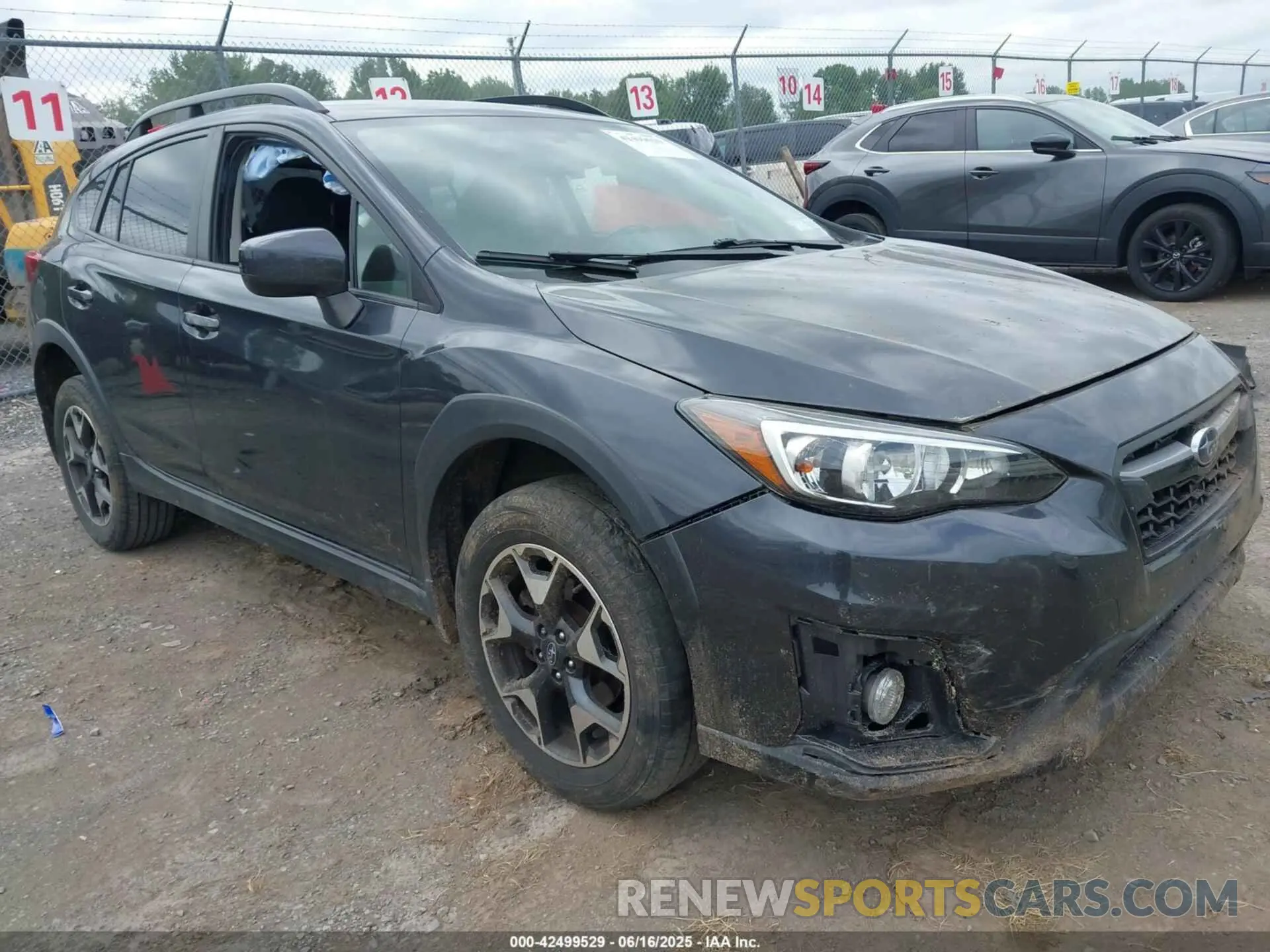 1 Photograph of a damaged car JF2GTAEC2K8371956 SUBARU CROSSTREK 2019