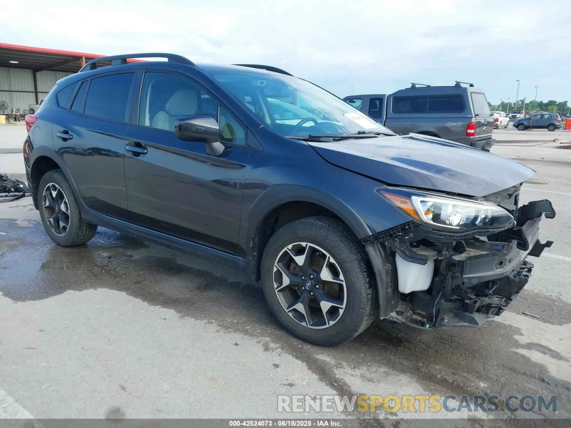 1 Photograph of a damaged car JF2GTAEC2KH204920 SUBARU CROSSTREK 2019