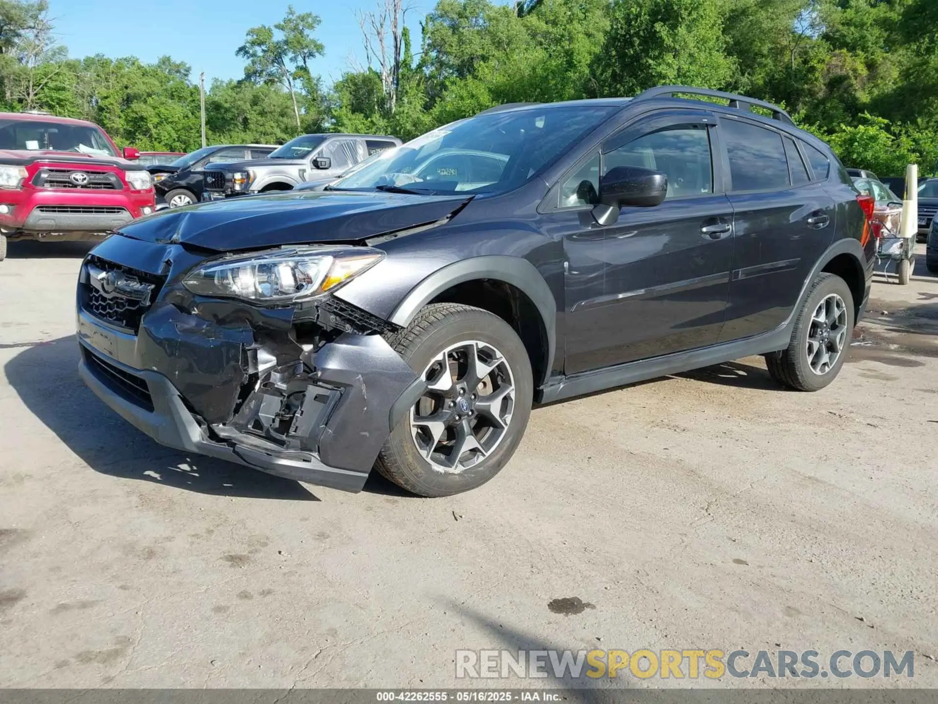 2 Photograph of a damaged car JF2GTAEC2KH396632 SUBARU CROSSTREK 2019