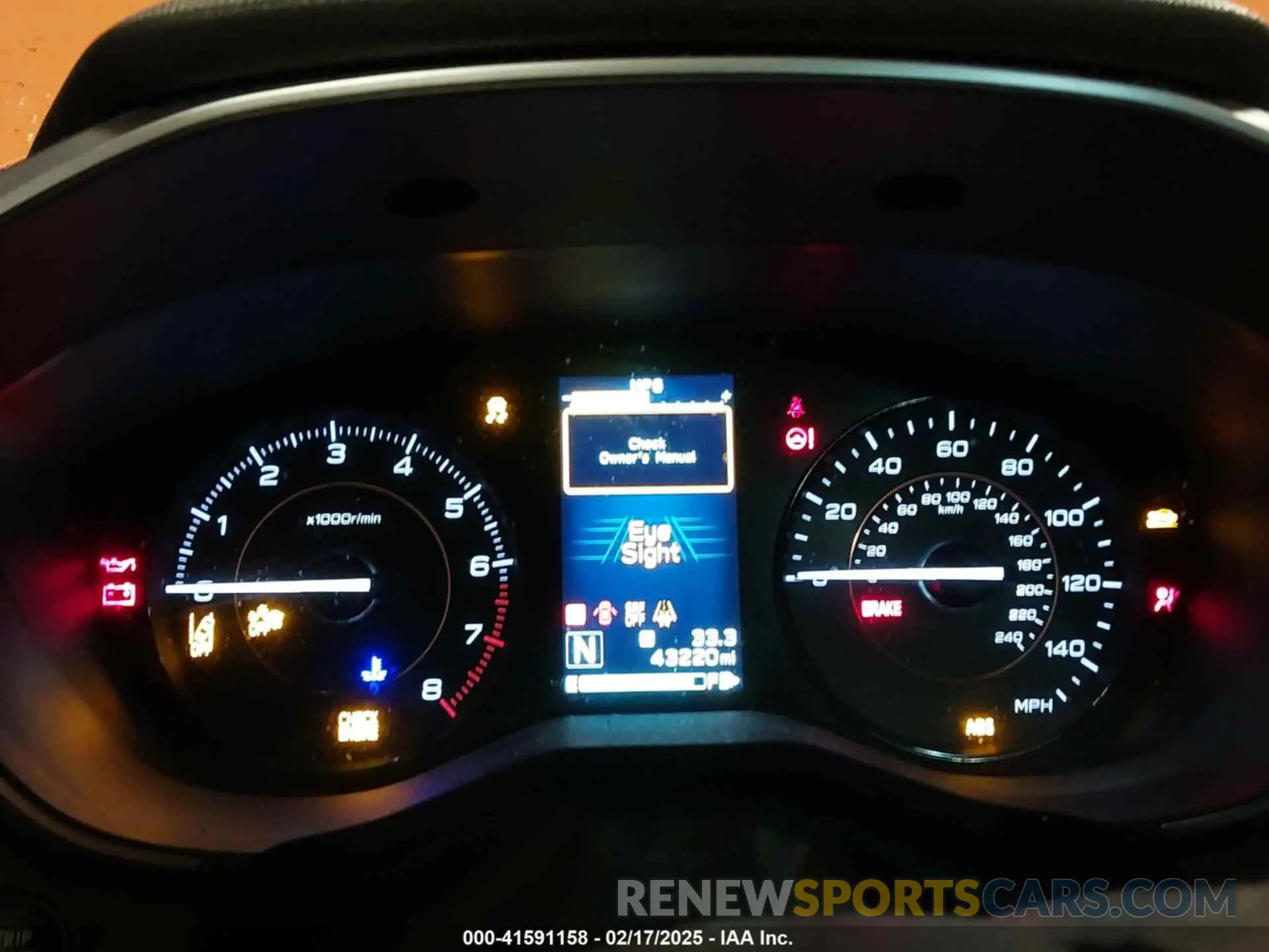 7 Photograph of a damaged car JF2GTAEC3K8296507 SUBARU CROSSTREK 2019