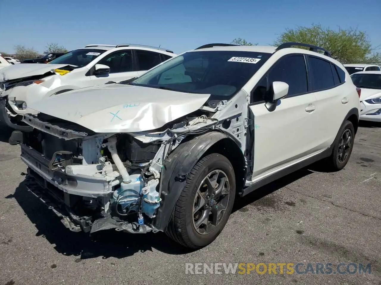 1 Photograph of a damaged car JF2GTAEC3KH279528 SUBARU CROSSTREK 2019