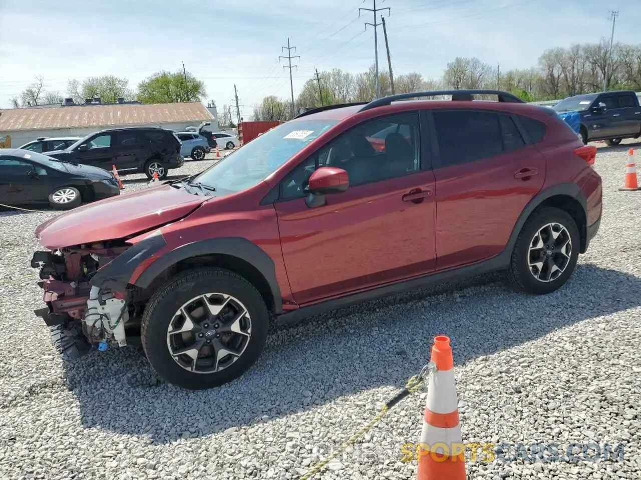1 Photograph of a damaged car JF2GTAEC4K8238633 SUBARU CROSSTREK 2019