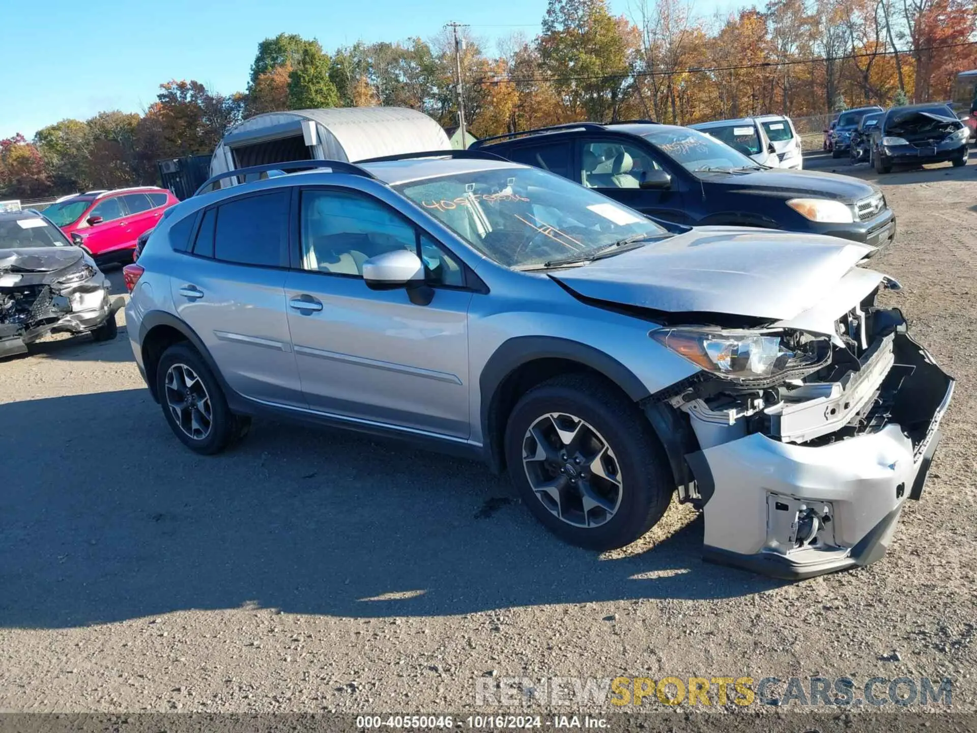 1 Photograph of a damaged car JF2GTAEC4K8340157 SUBARU CROSSTREK 2019