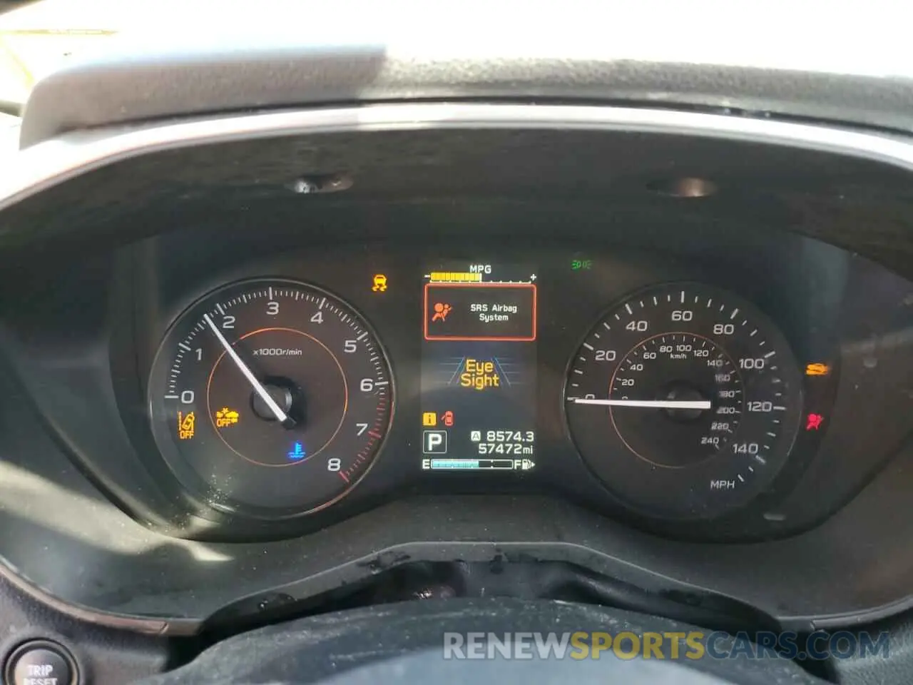 9 Photograph of a damaged car JF2GTAEC4KH224800 SUBARU CROSSTREK 2019
