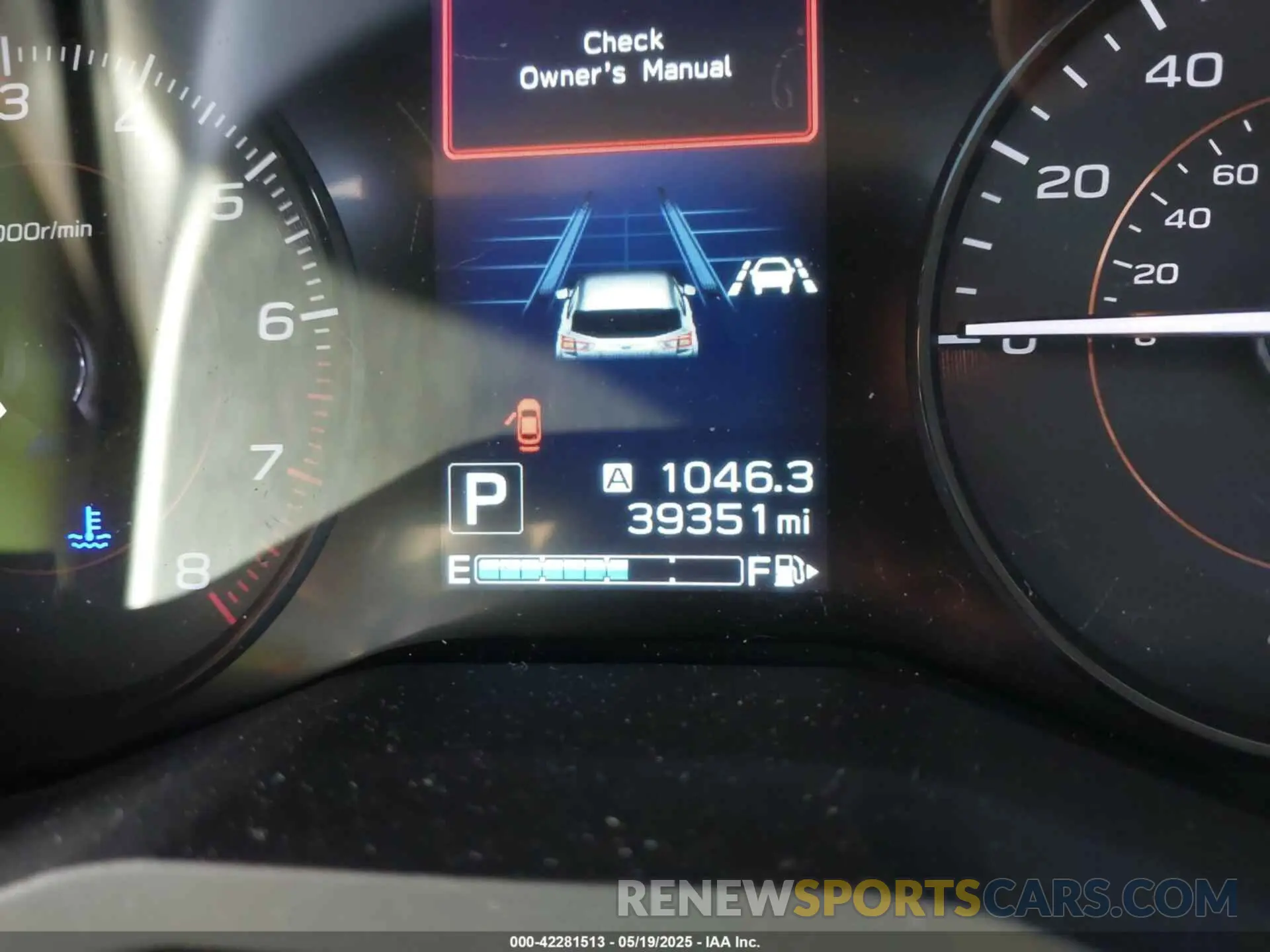 15 Photograph of a damaged car JF2GTAEC4KH241757 SUBARU CROSSTREK 2019