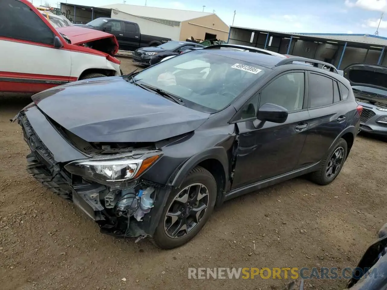 1 Photograph of a damaged car JF2GTAEC4KH316425 SUBARU CROSSTREK 2019