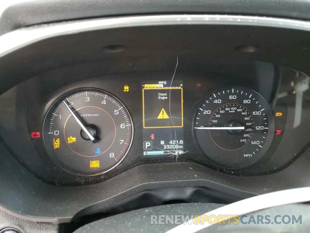 9 Photograph of a damaged car JF2GTAEC4KH316425 SUBARU CROSSTREK 2019